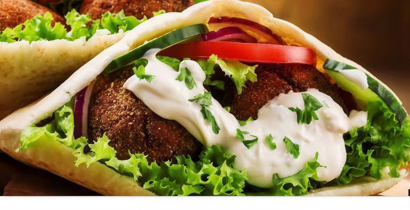 فلافل خبز تنور