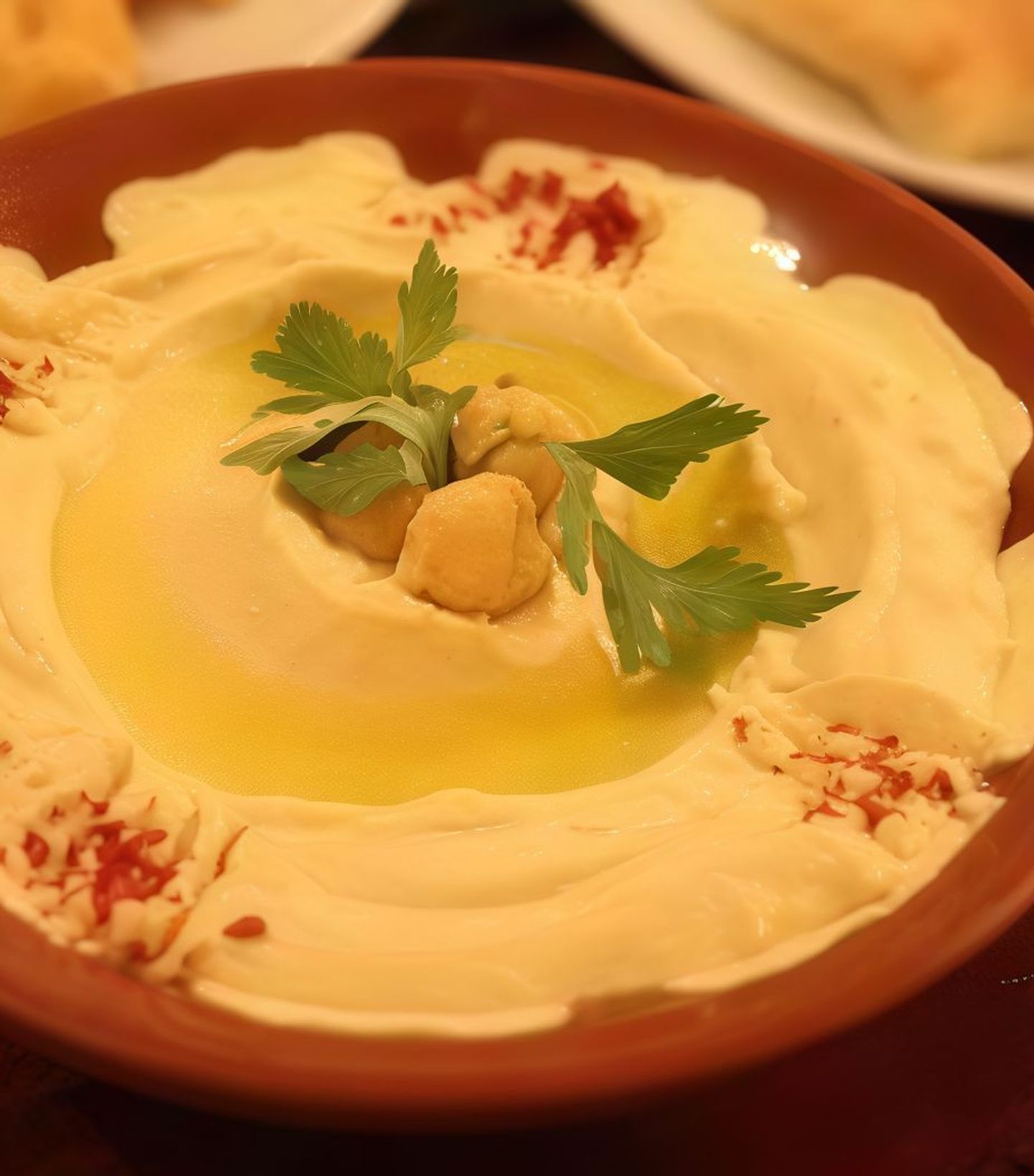 صحن حمص بيروتي كبير
