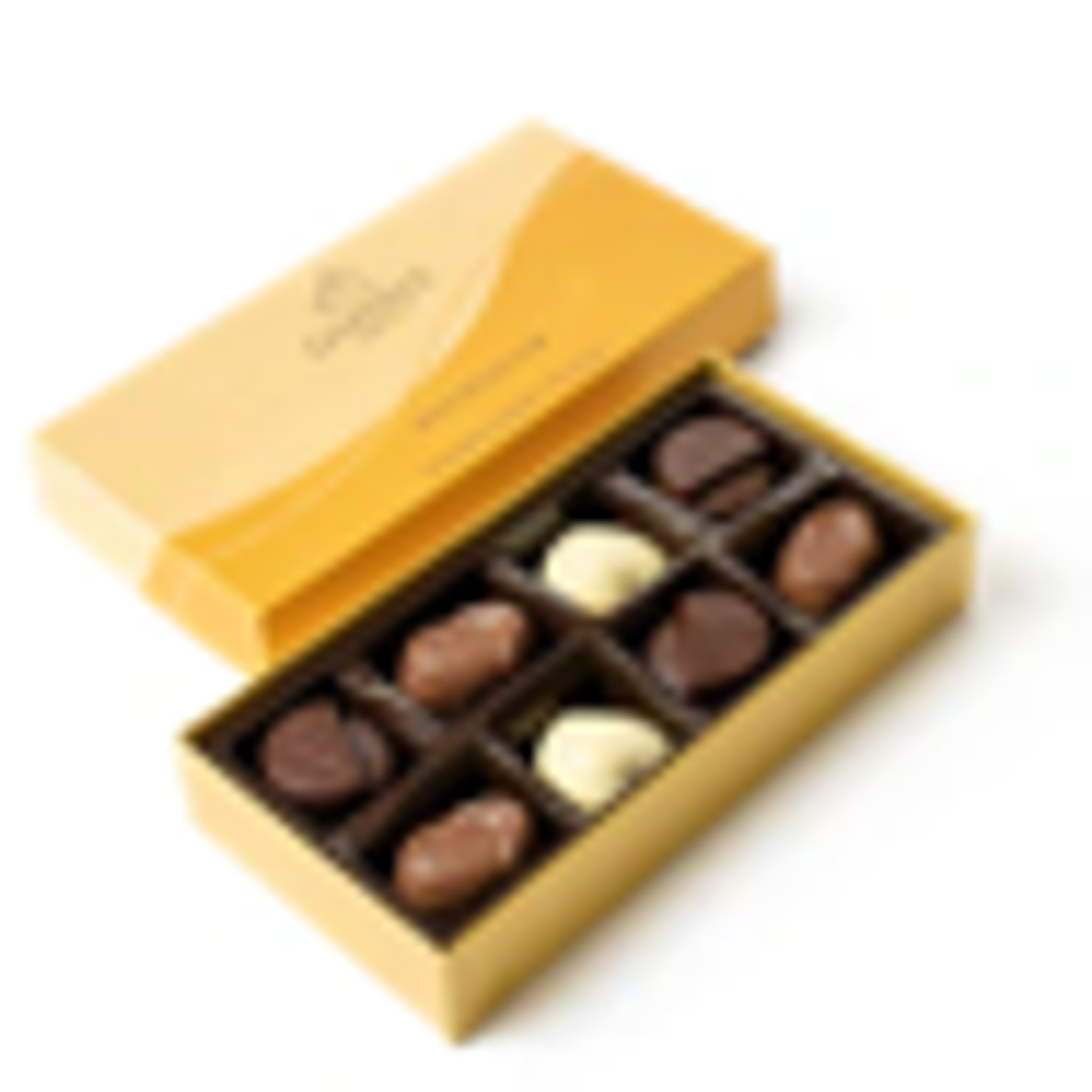 Assorted Chocolate Gold Gift Box, 8 Pieces