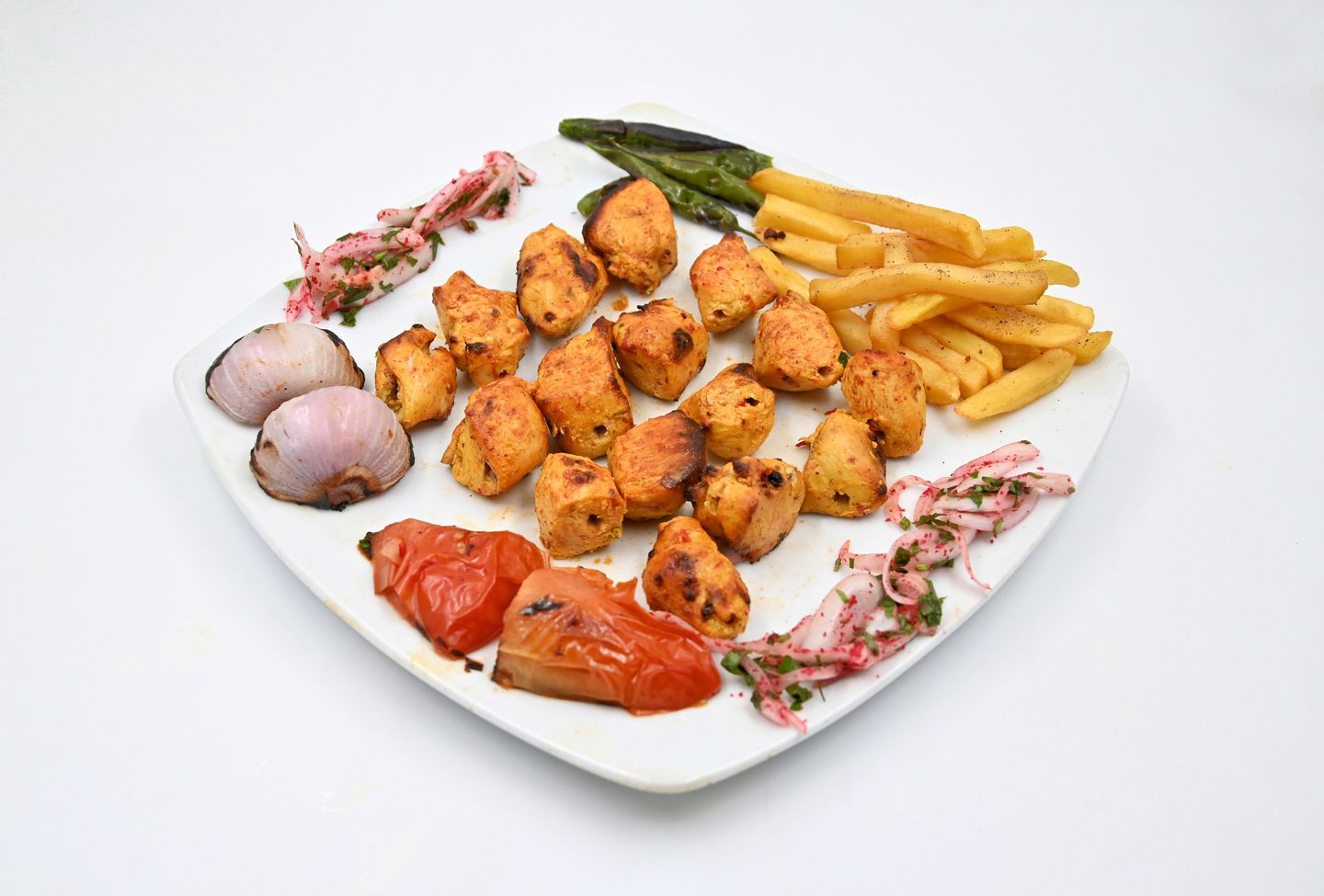 صحن شيش طاووق