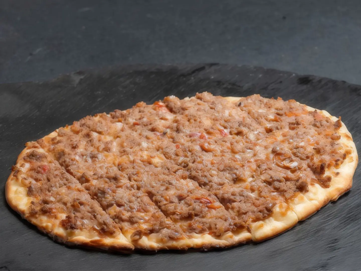Meat On Dough Pie
