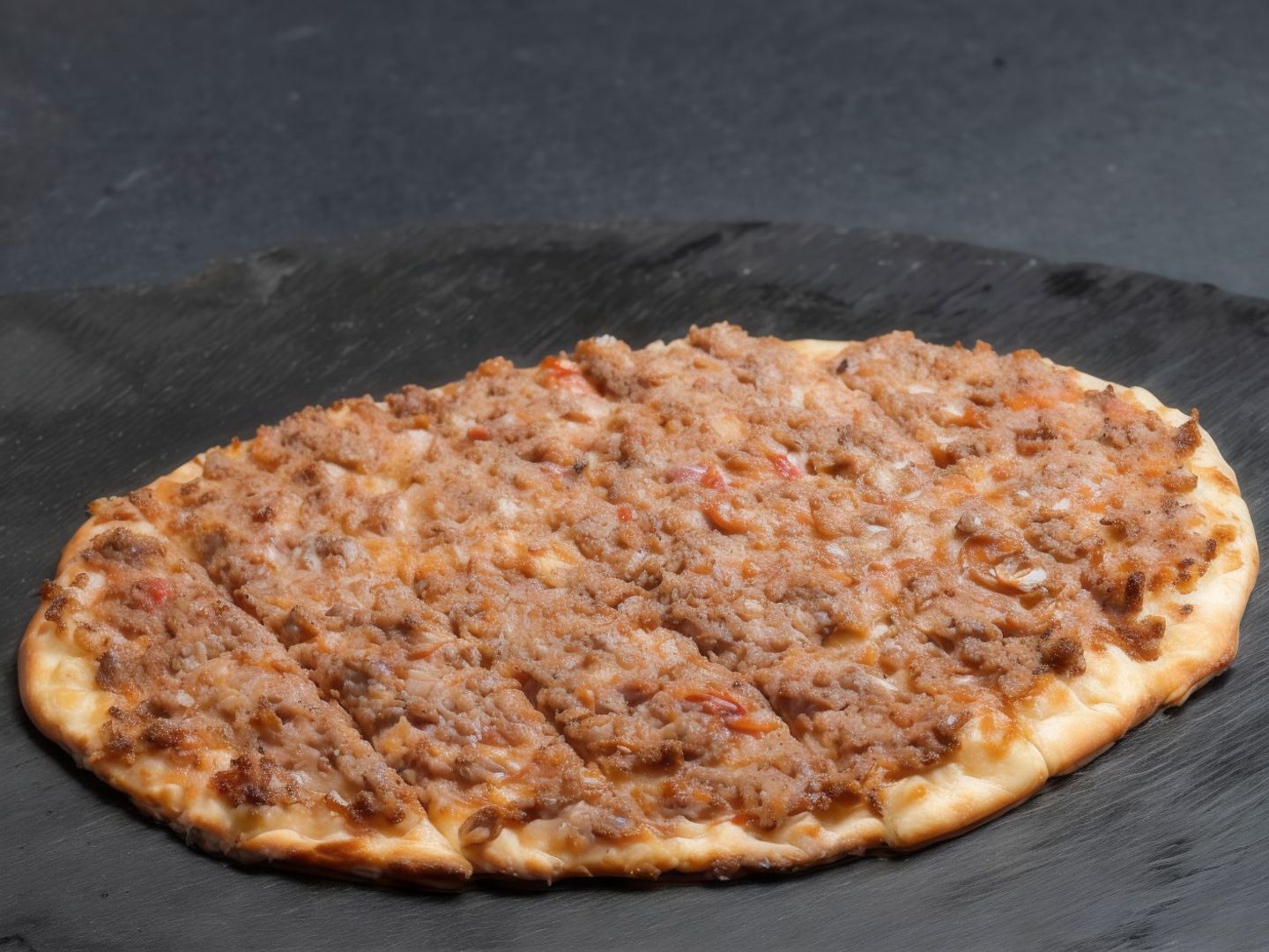 Meat On Dough Pie