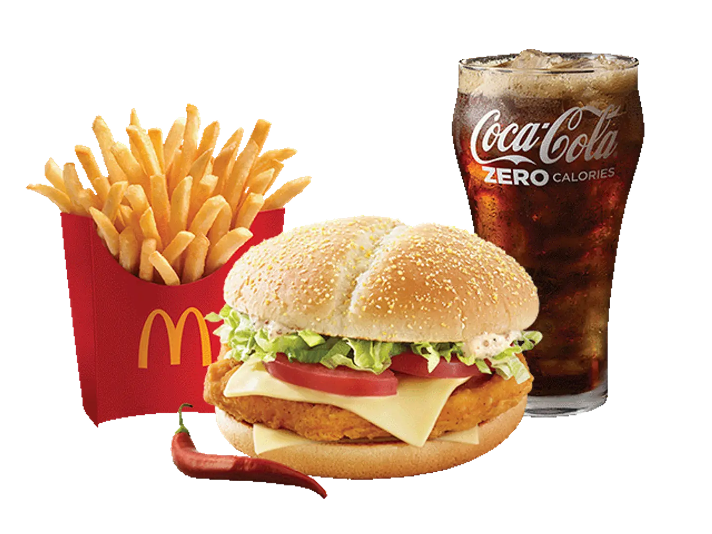 وجبة جراند تشيكن سبايسي كبير
