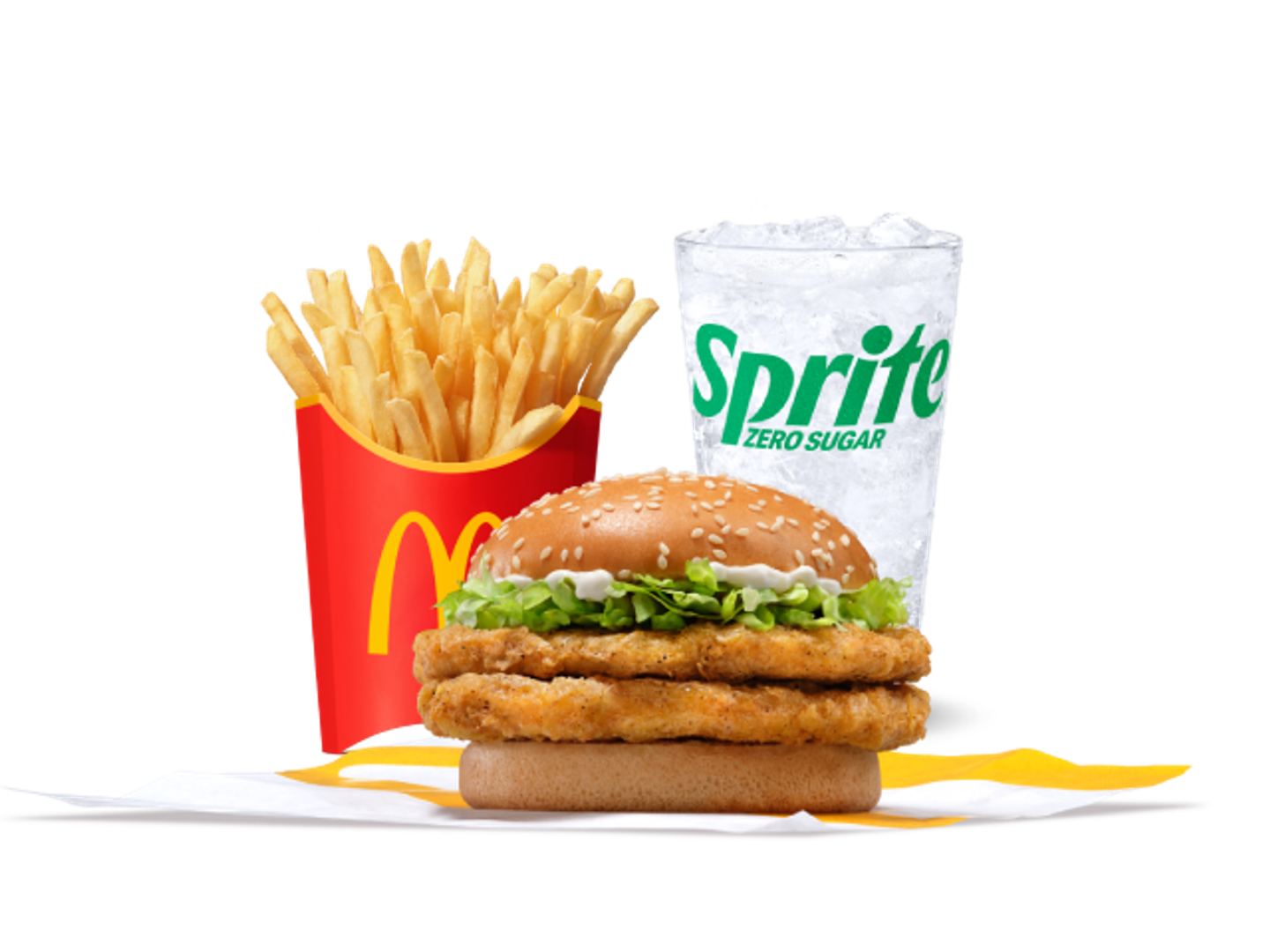 وجبة دبل ماك تشيكن الحجم الكبير