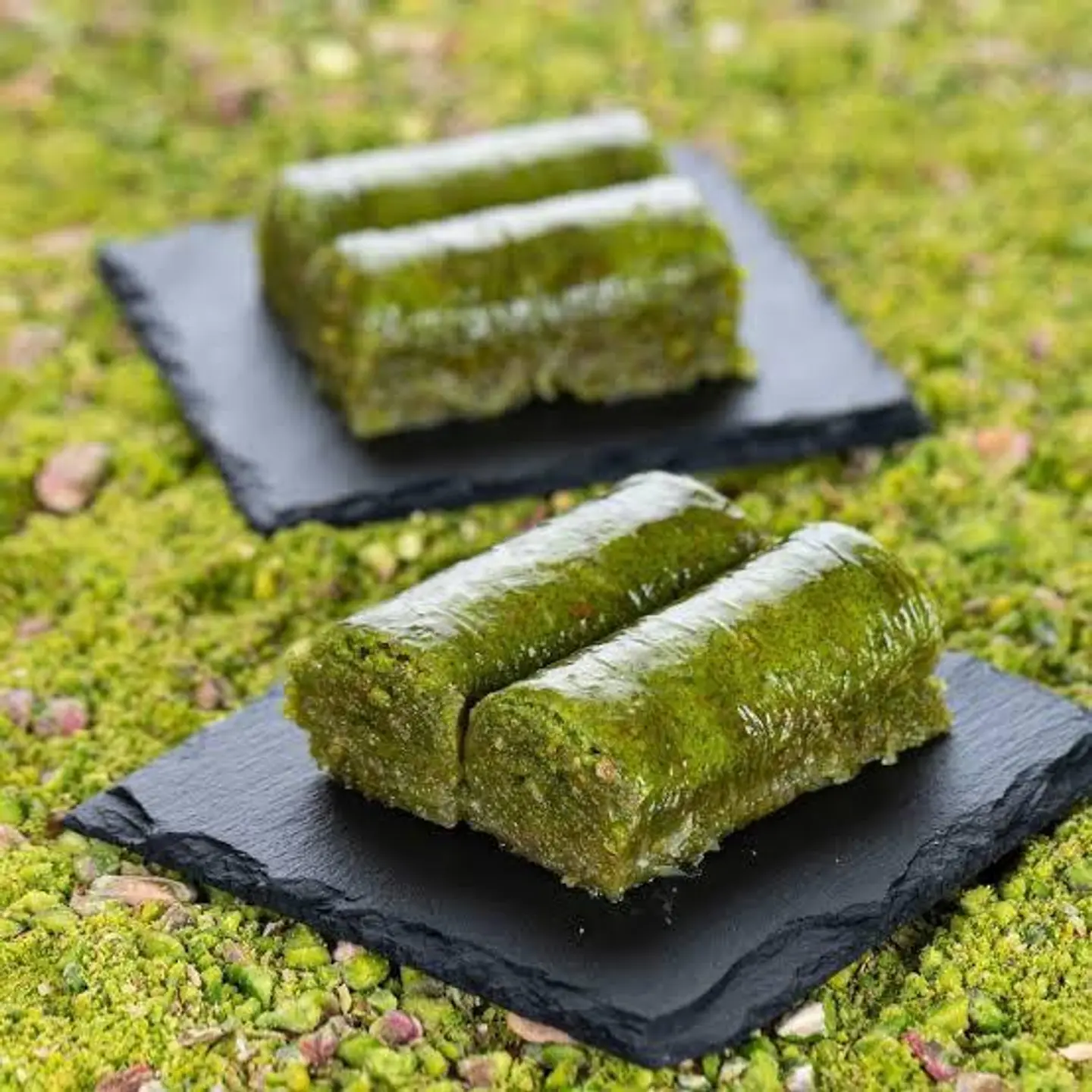 Green Baklava With Pistachio