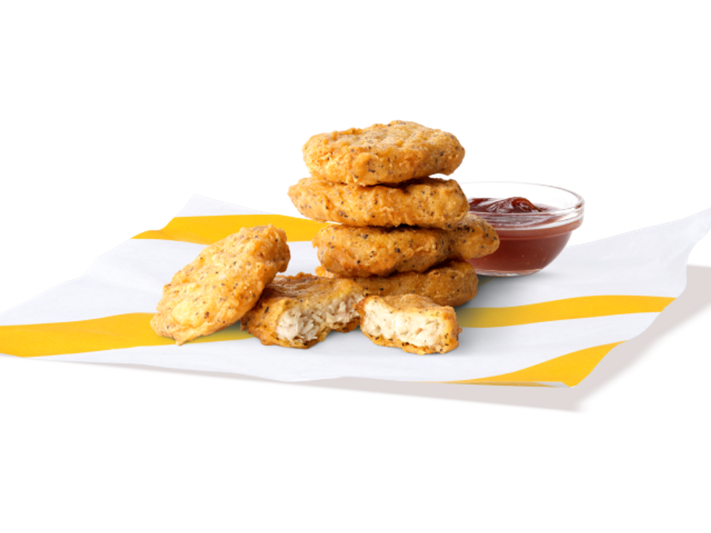 ٦ قطع موراساكي تشيكن ماك ناجتس بالثوم
