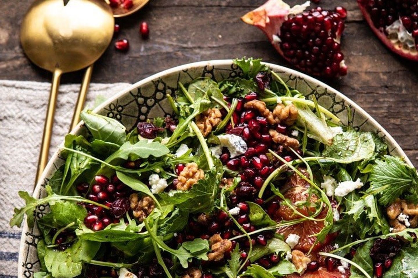 Rocca Salad With Pomegranate Molasses