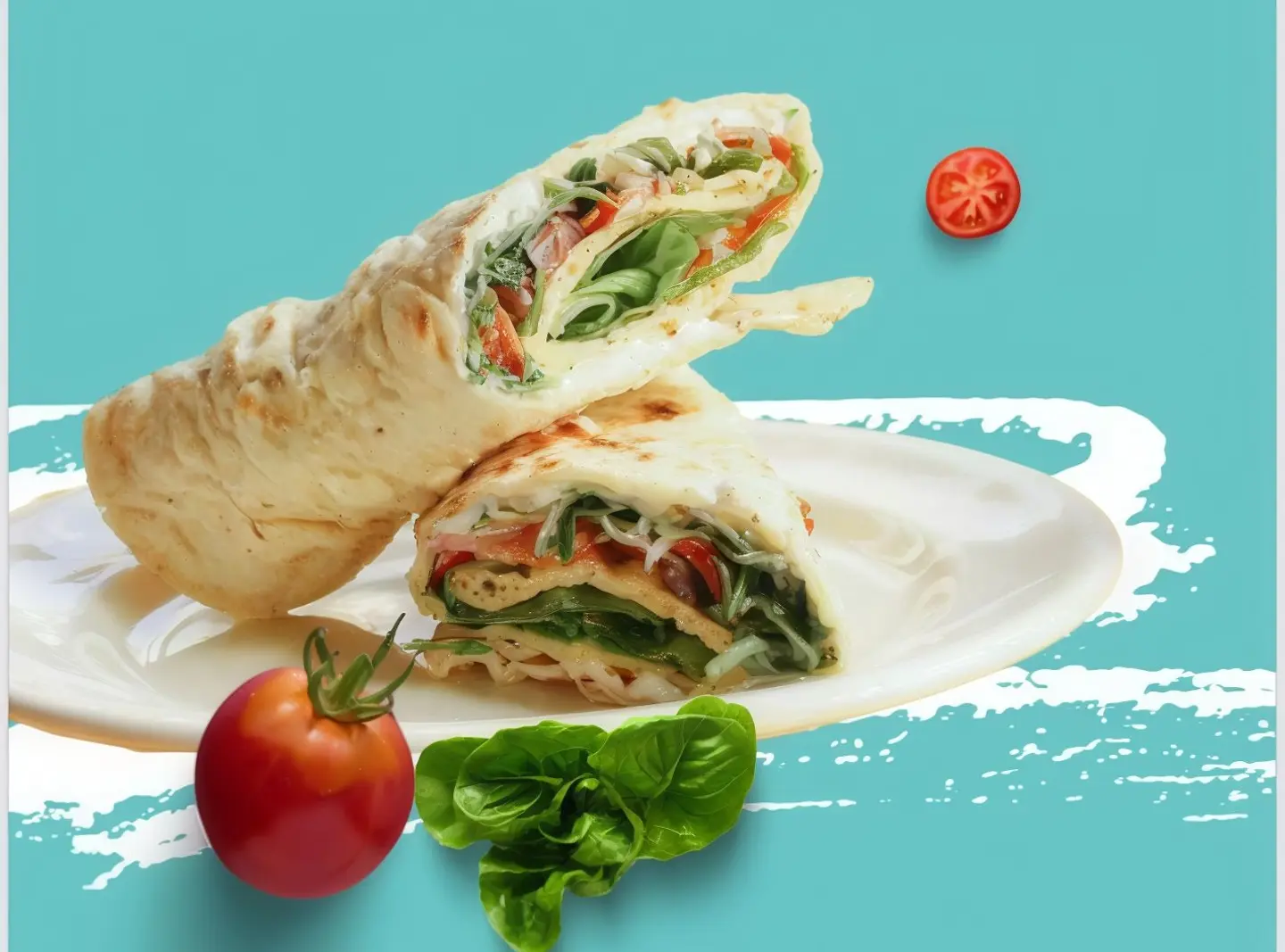 فطيرة حلوم مشوي بالخضار