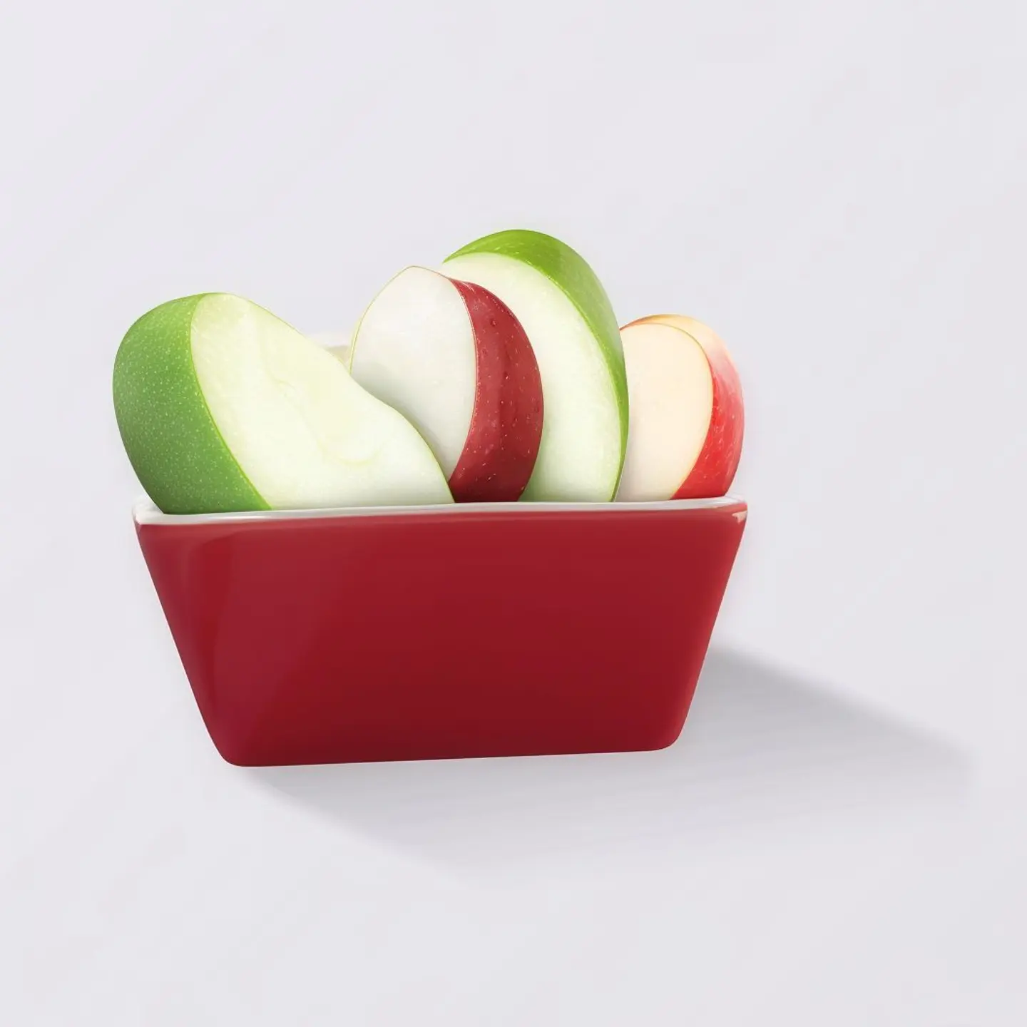 قطع التفاح