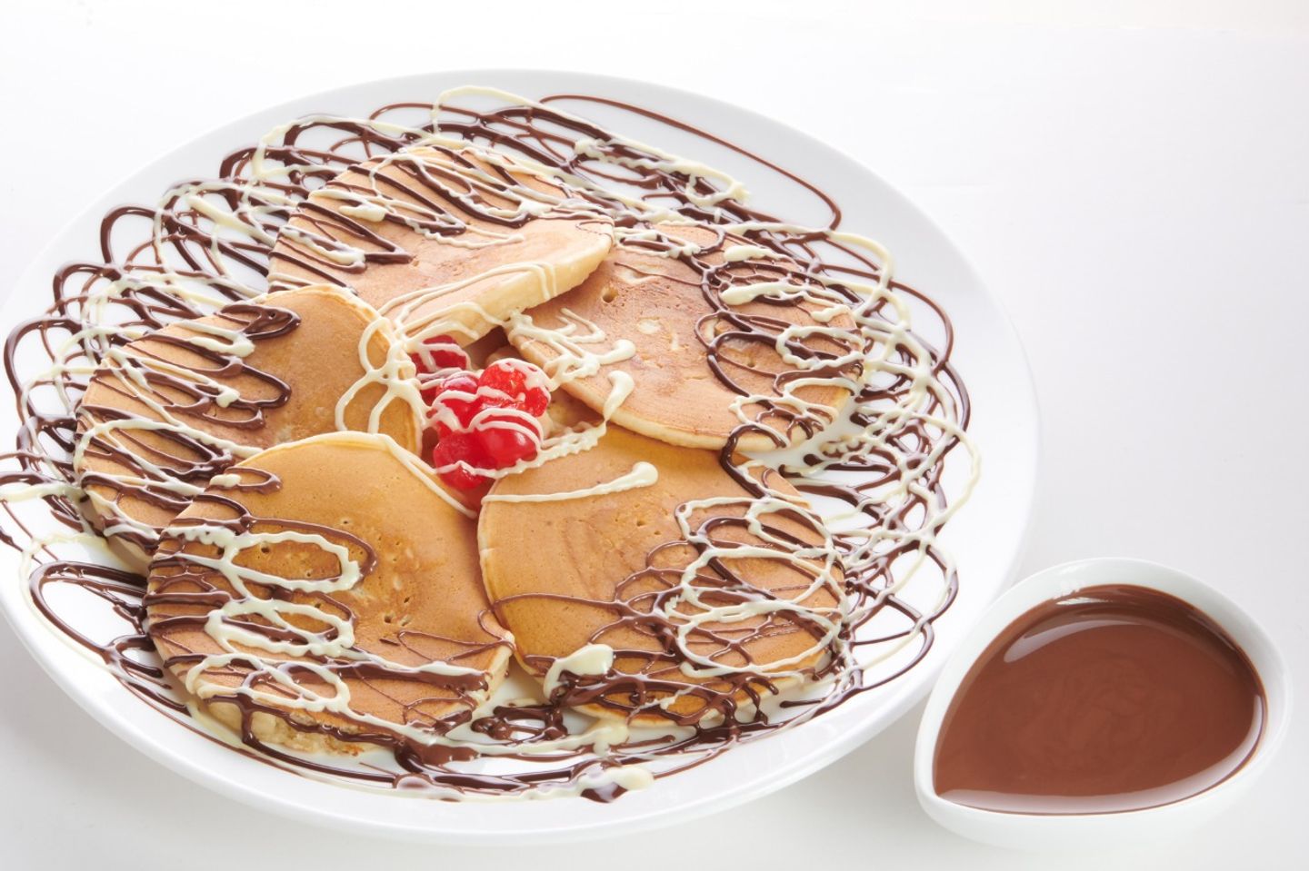 Banana Pancake With Belgian Chocolate And Honey