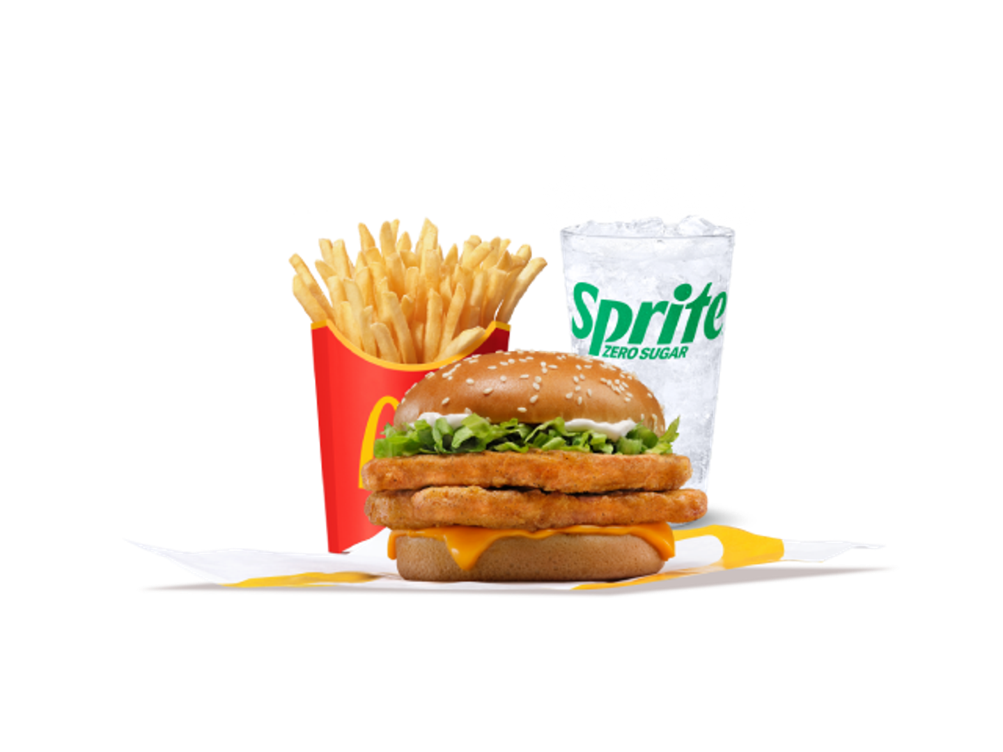 Spicy Mc Chicken Double Up Large Meal