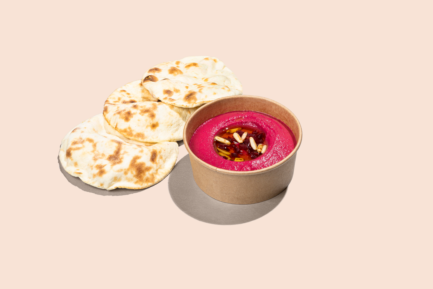 Hummus With Beetroot