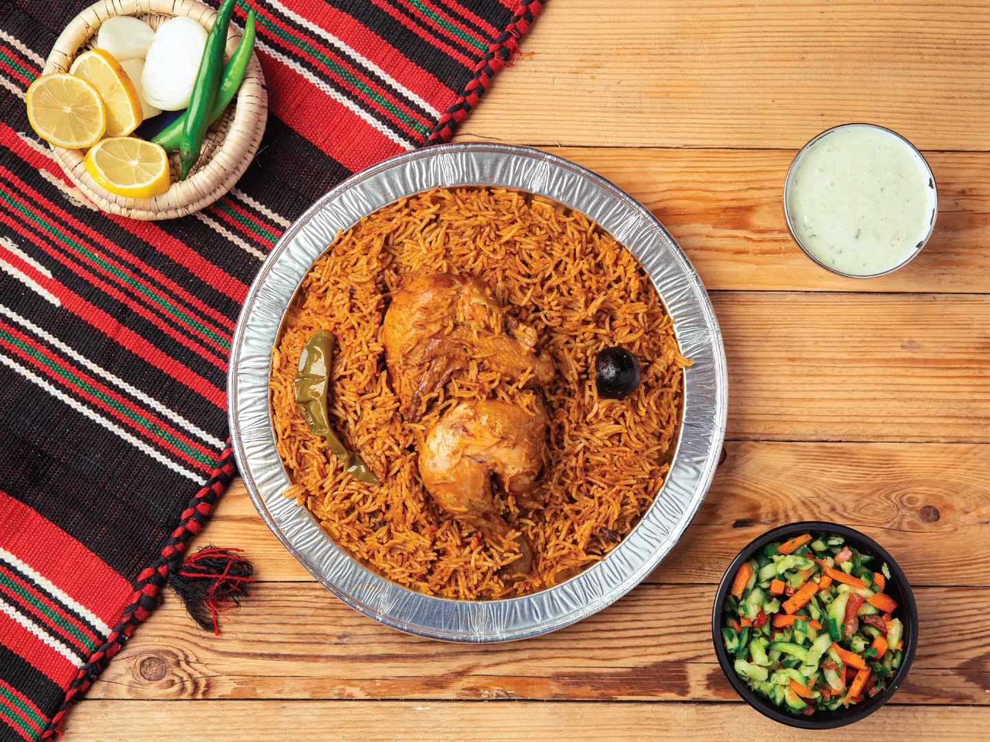 Half Madghot Chicken With Rice