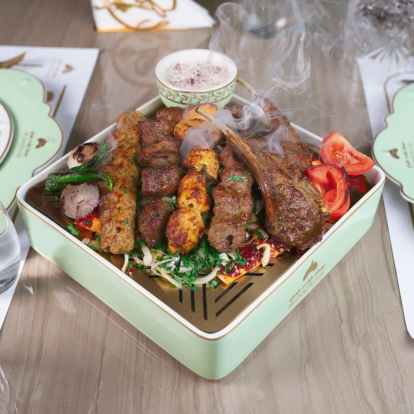 Mixed Grill With Lamp Chops