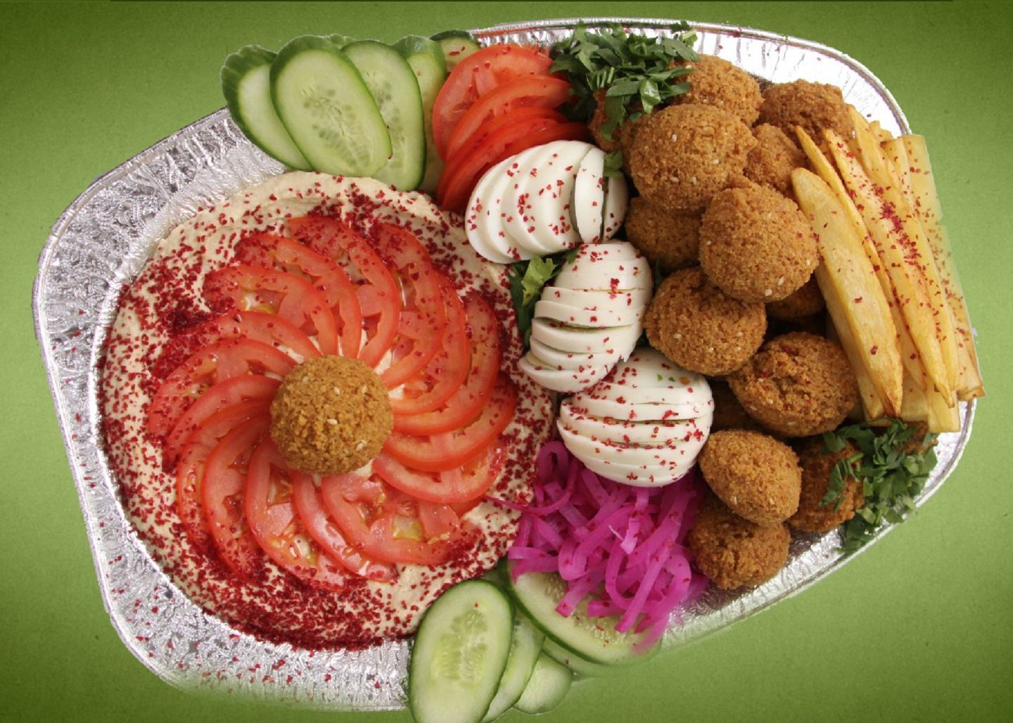 صحن مشكل صغير