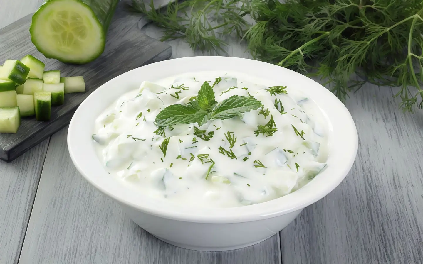 Cucumber With Yogurt Salad