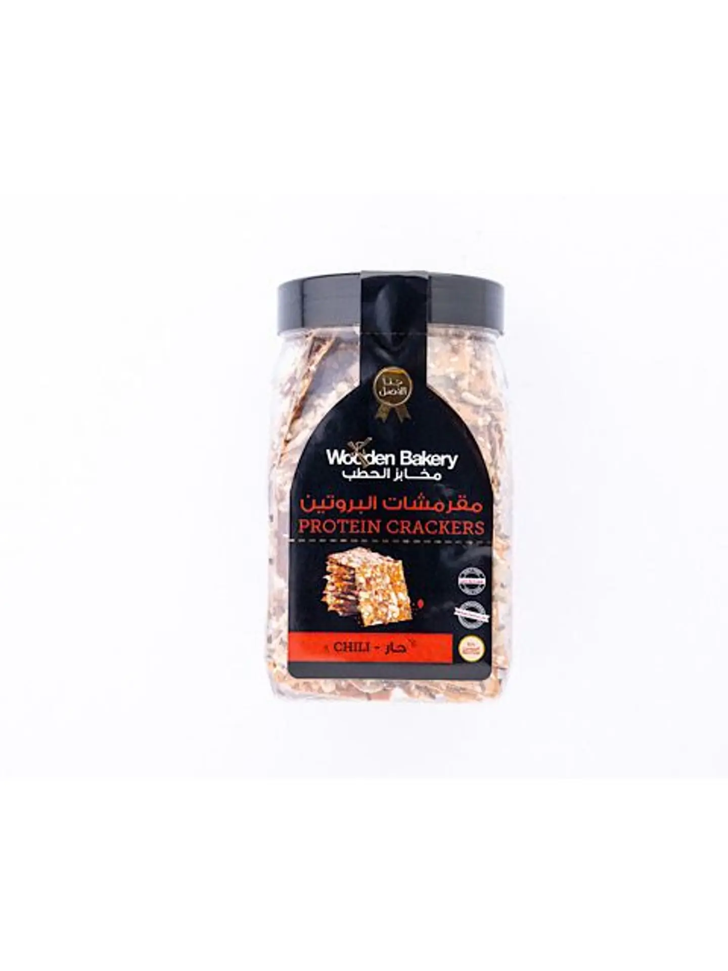 Protein Crackers Chili Jar