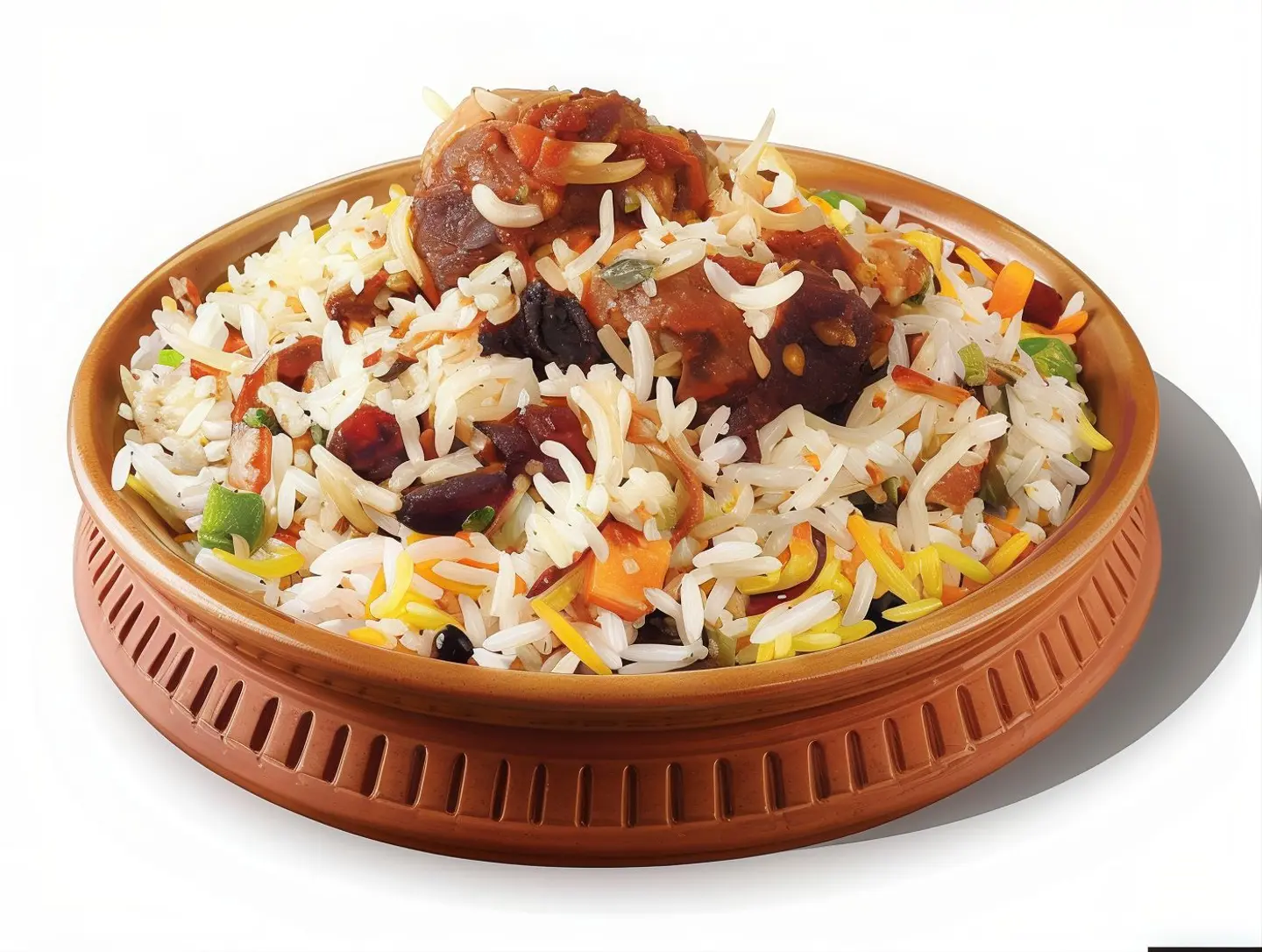 وعاء برياني لحم حيدر اباد