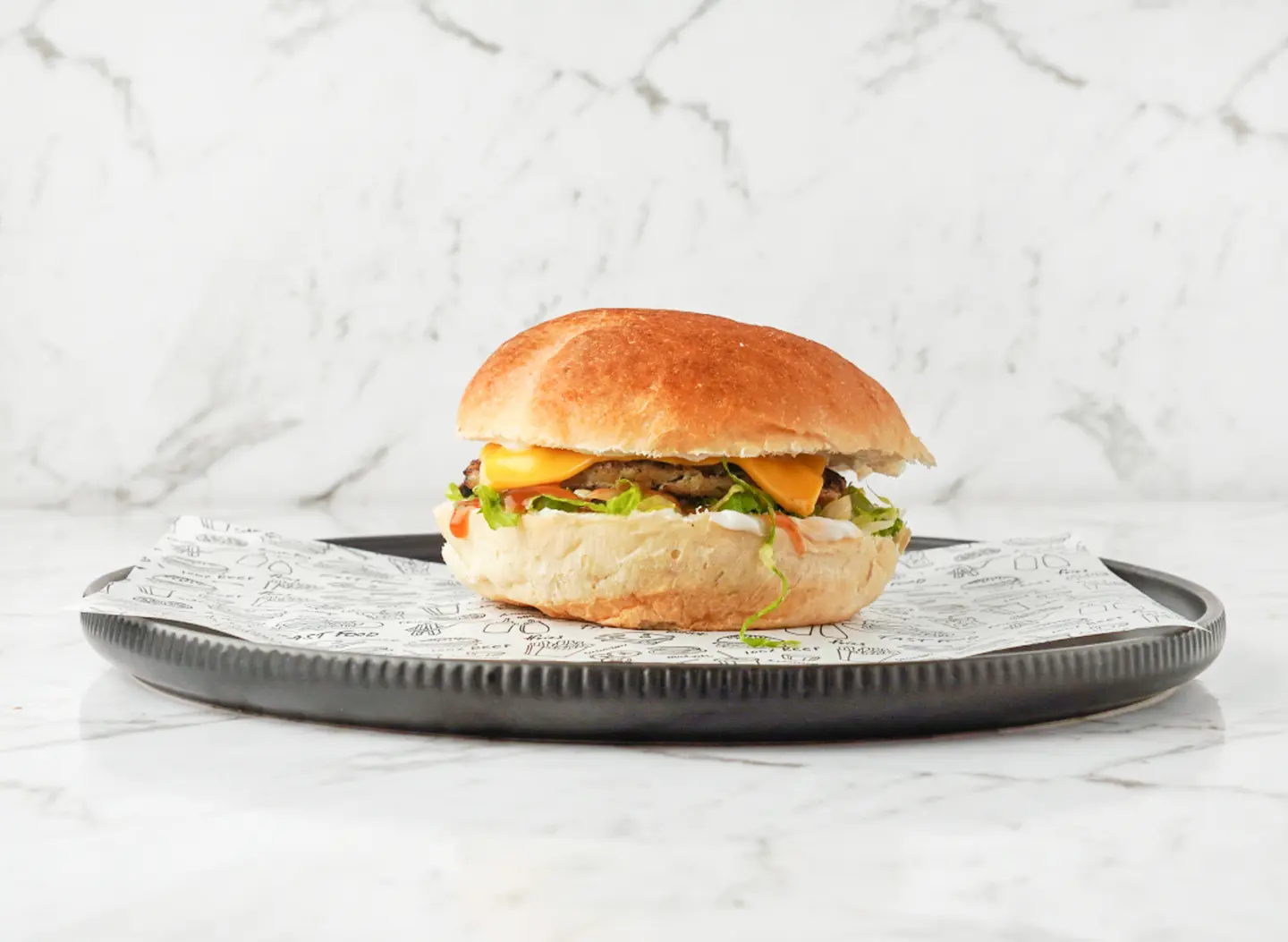 Chicken Burger With Cheese