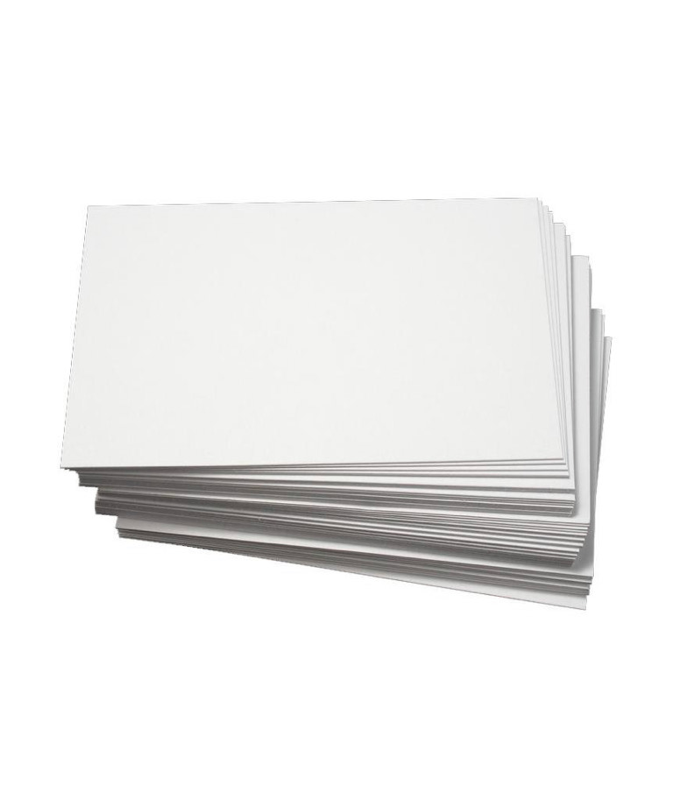 Plain White Card