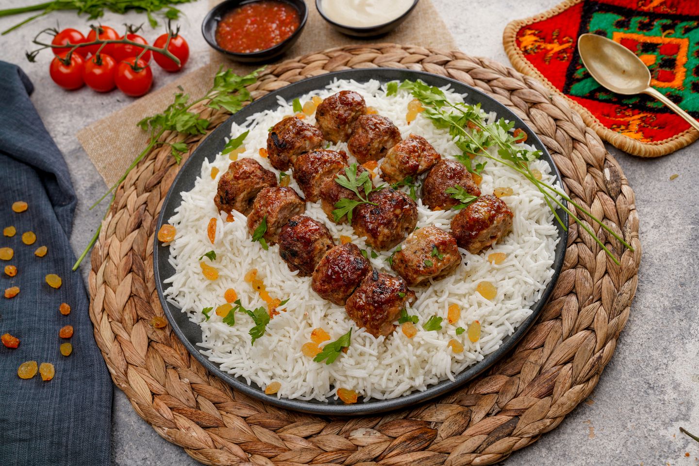 Lamb Mabchour With Rice
