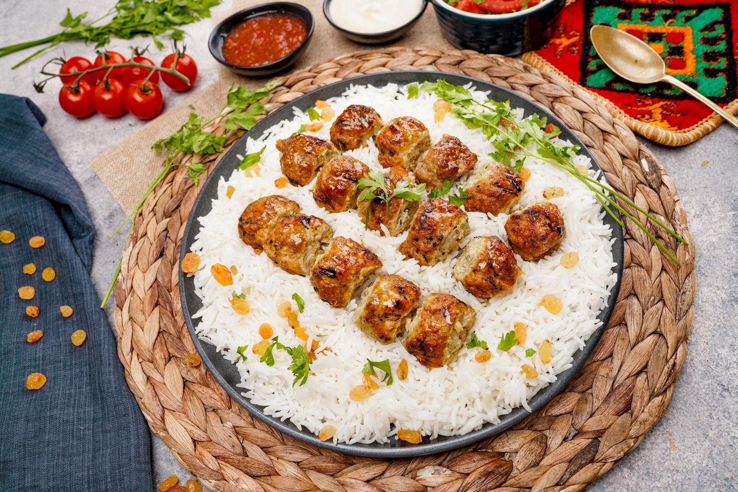 Chicken Mabchour With Rice
