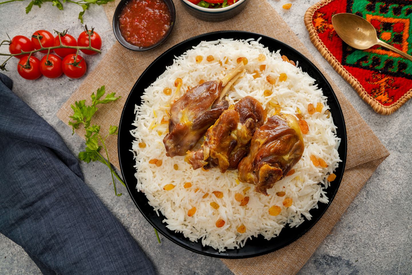 Lamb With Madini Rice