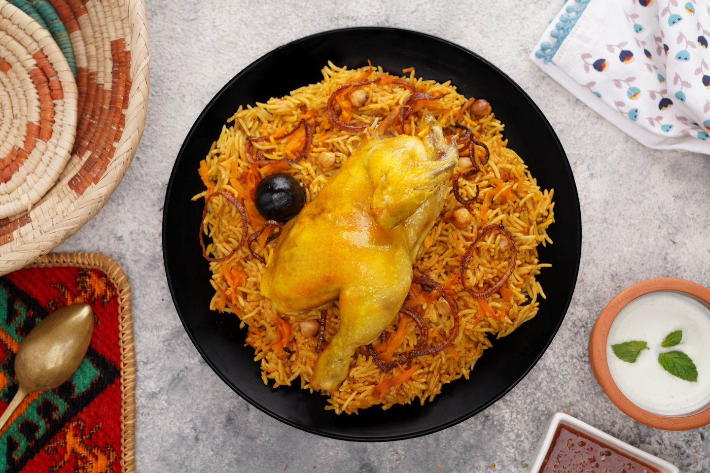 Chicken With Boukhari Rice