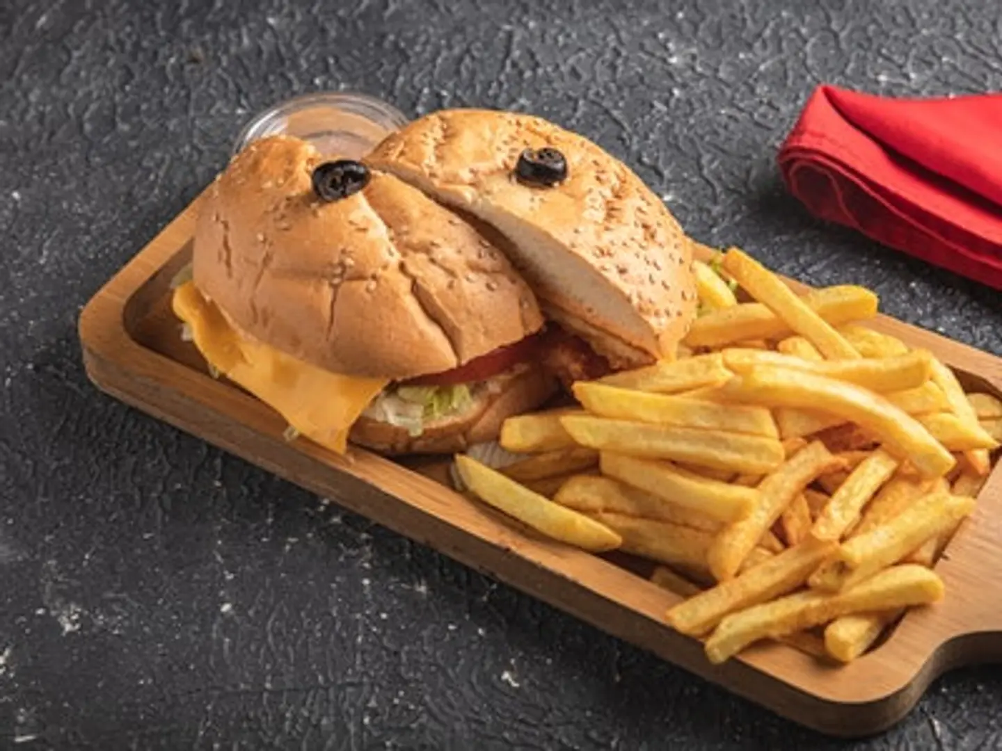 Beef Burger With Cheese