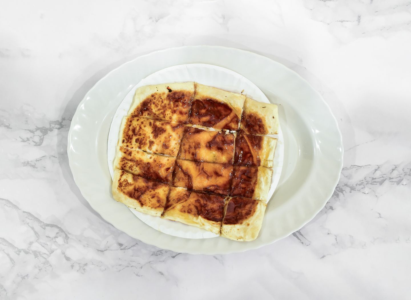 مطبق حلو موز وقشطة