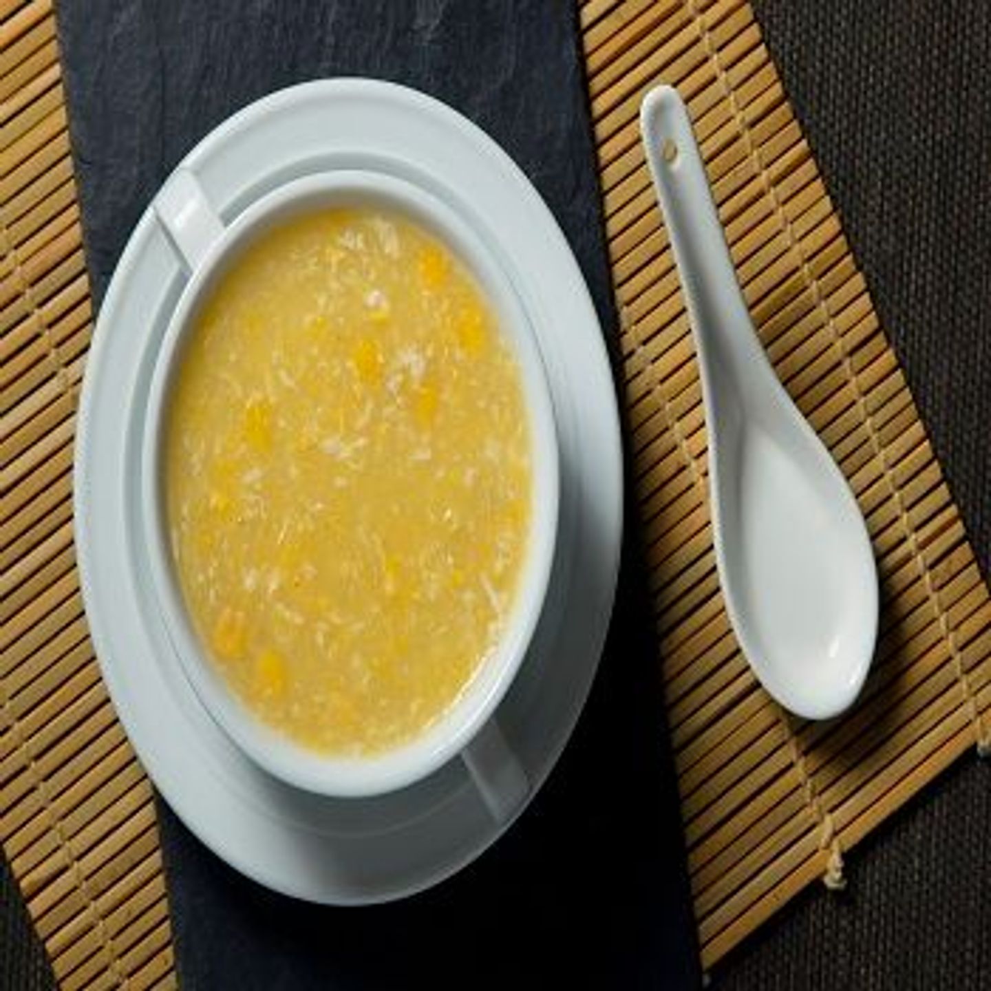 شوربة الدجاج بالذرة و الكريمة