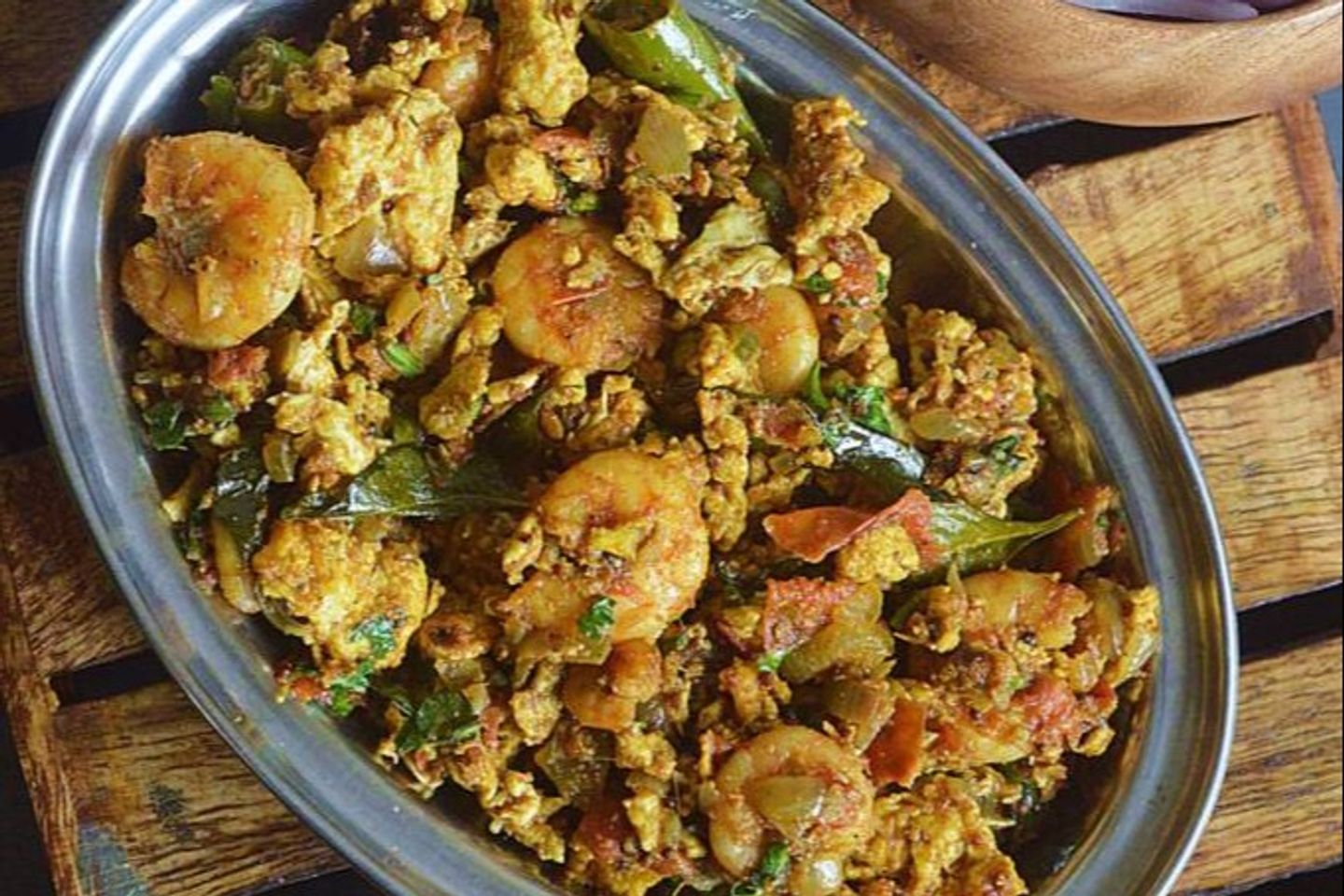 Prawn Egg Fry