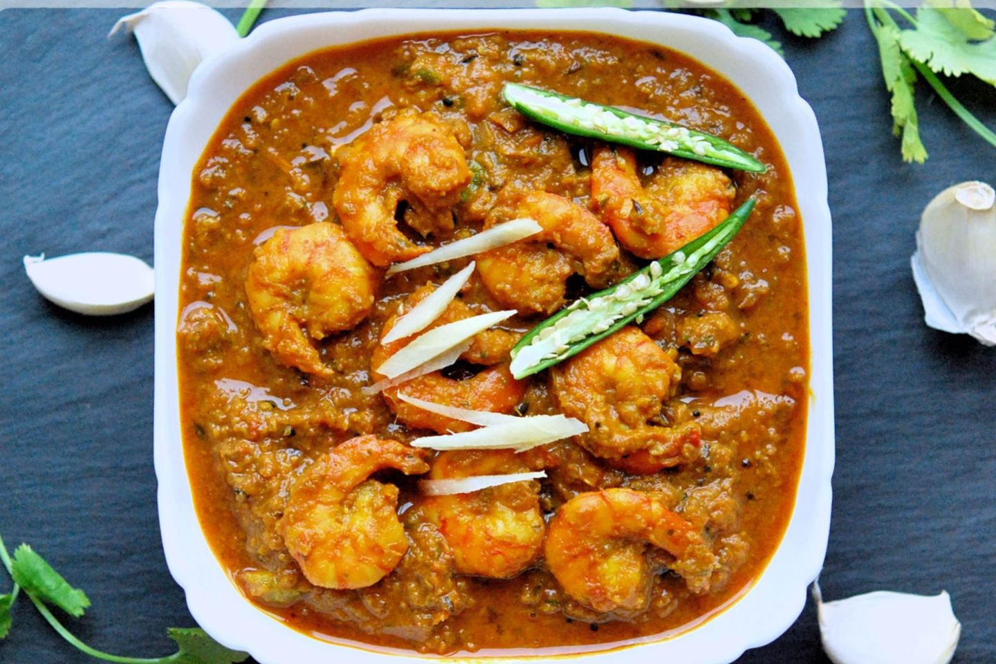 Ginger Prawns Gravy