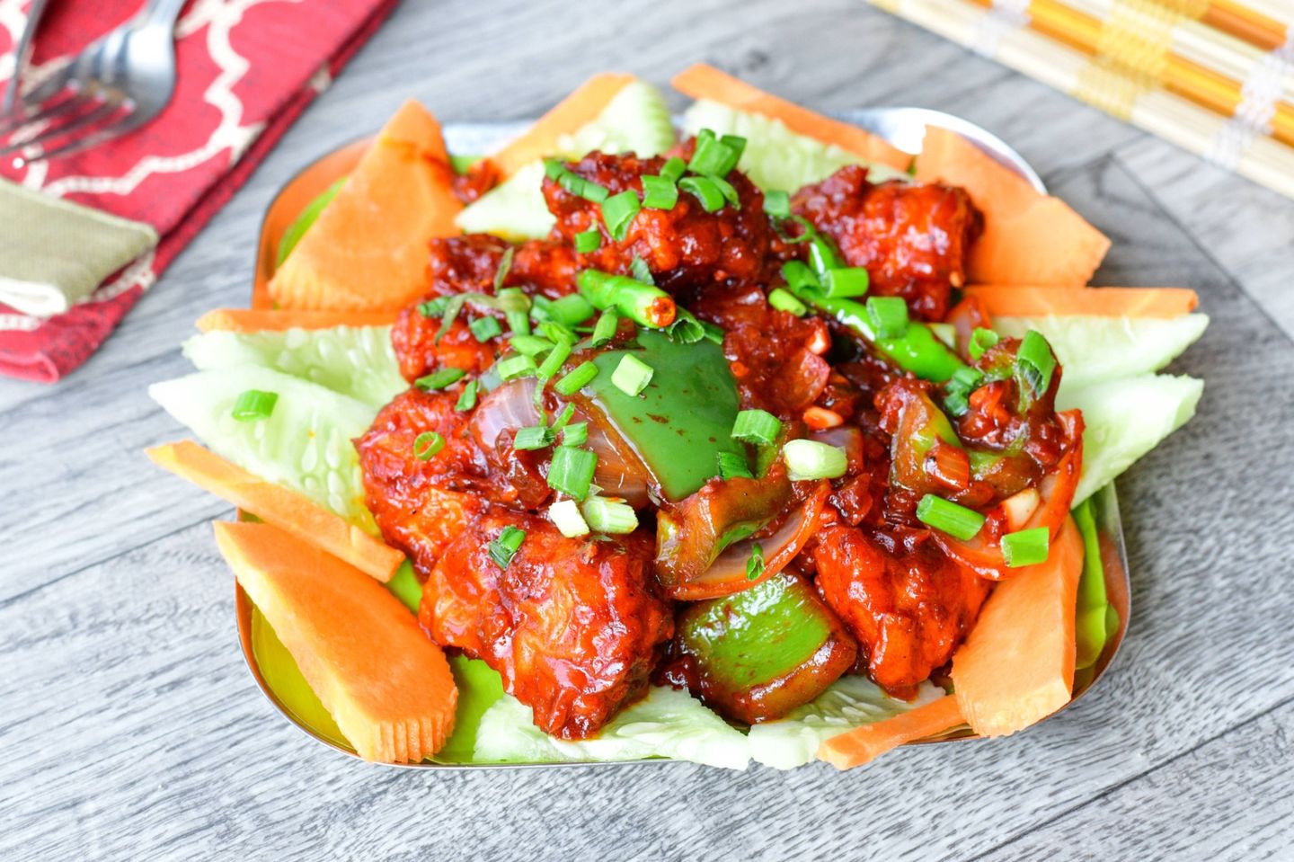 Chilly Chicken  Dry