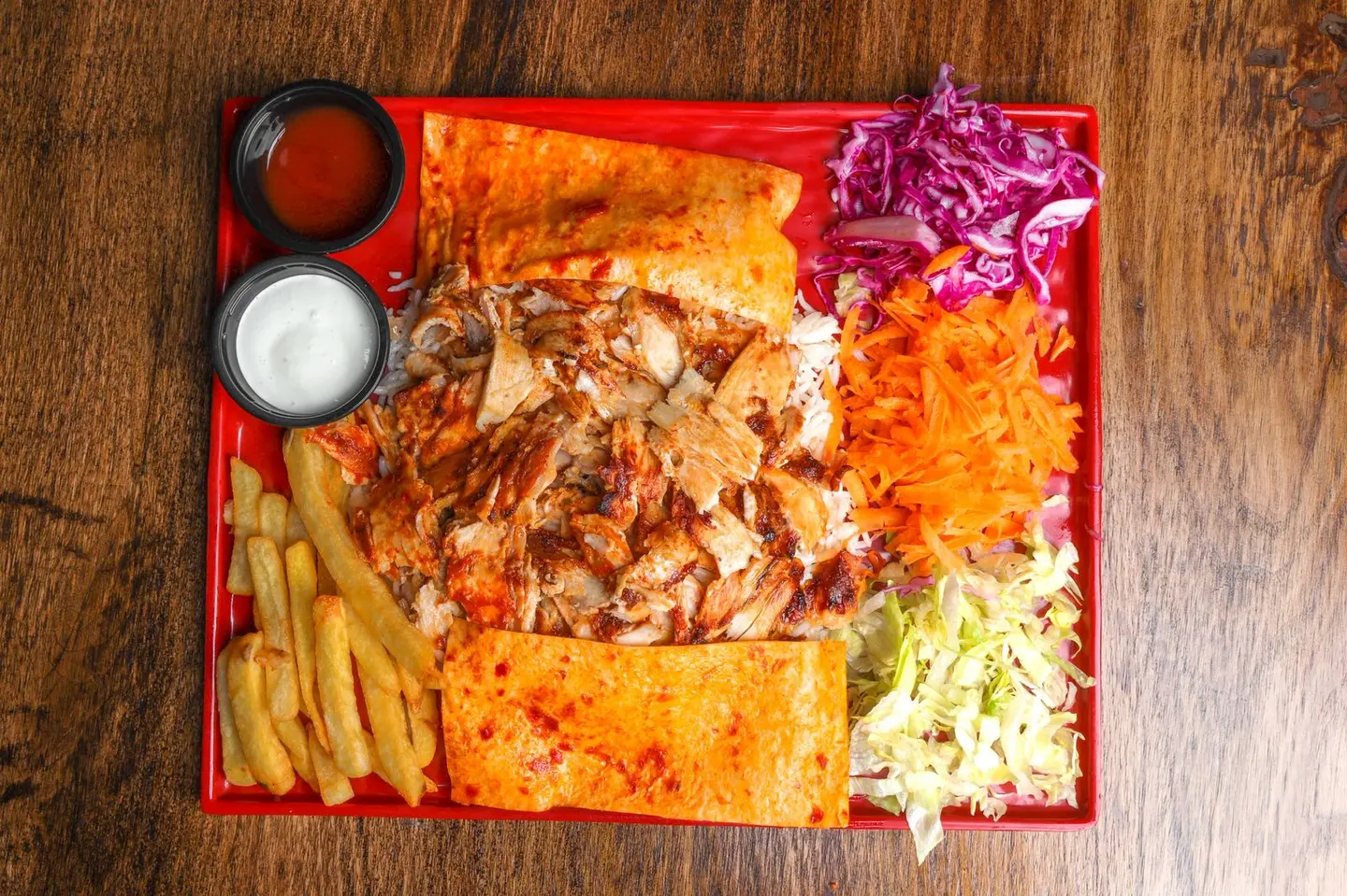 Chicken Shawerma With Rice