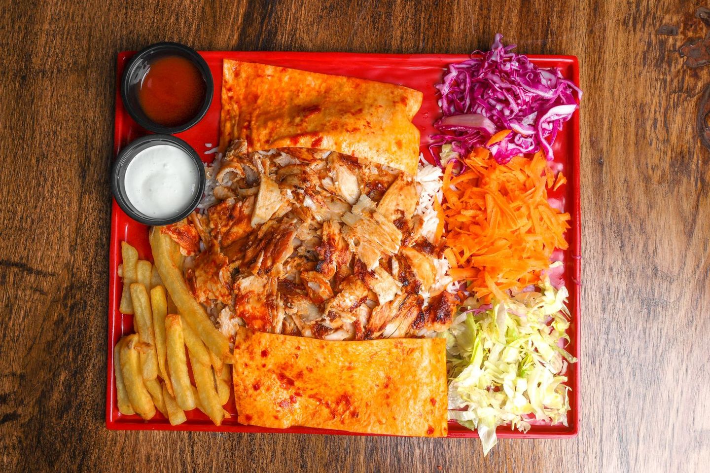 Chicken Shawerma With Rice