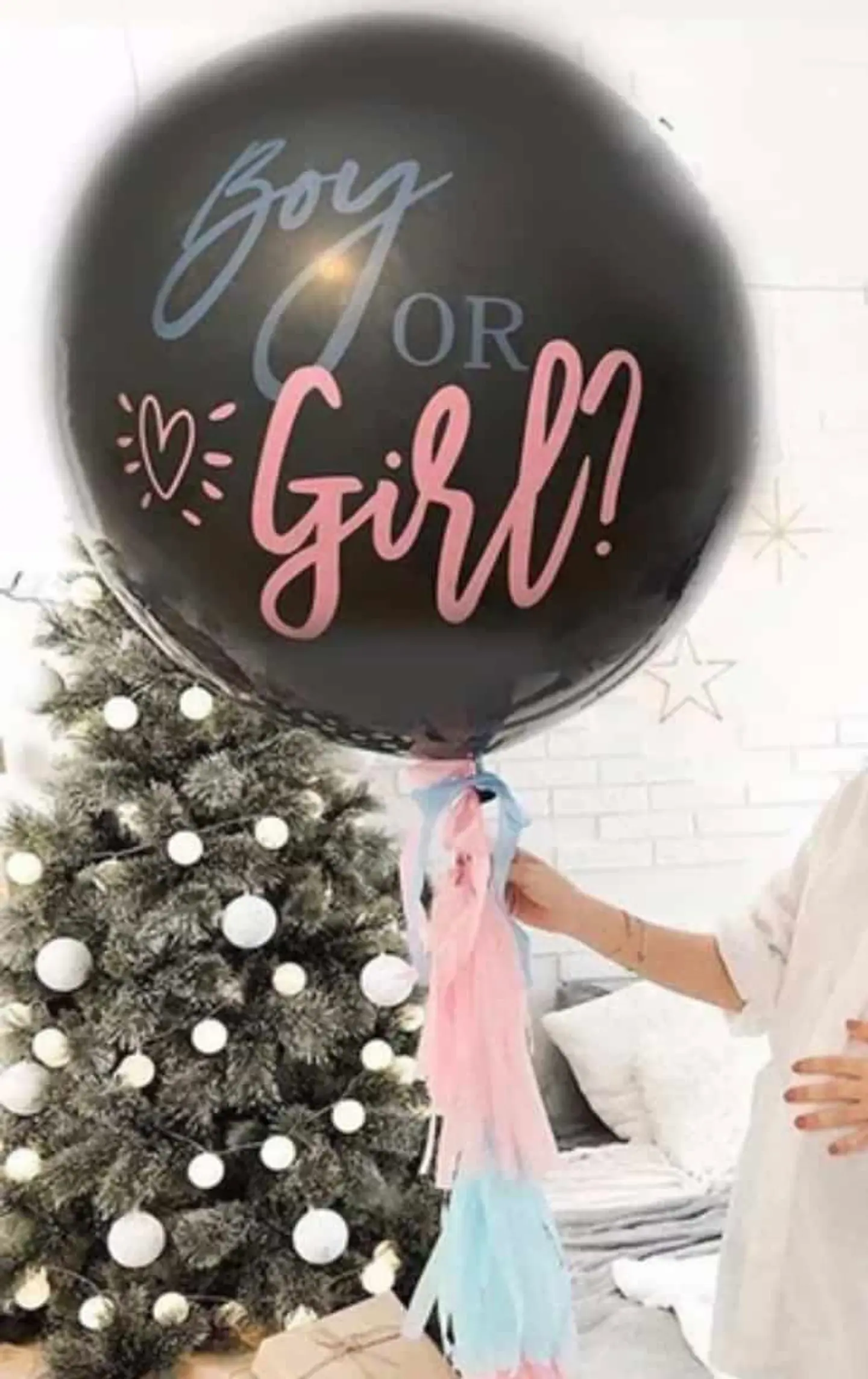 Baby Reveal Helium Balloon