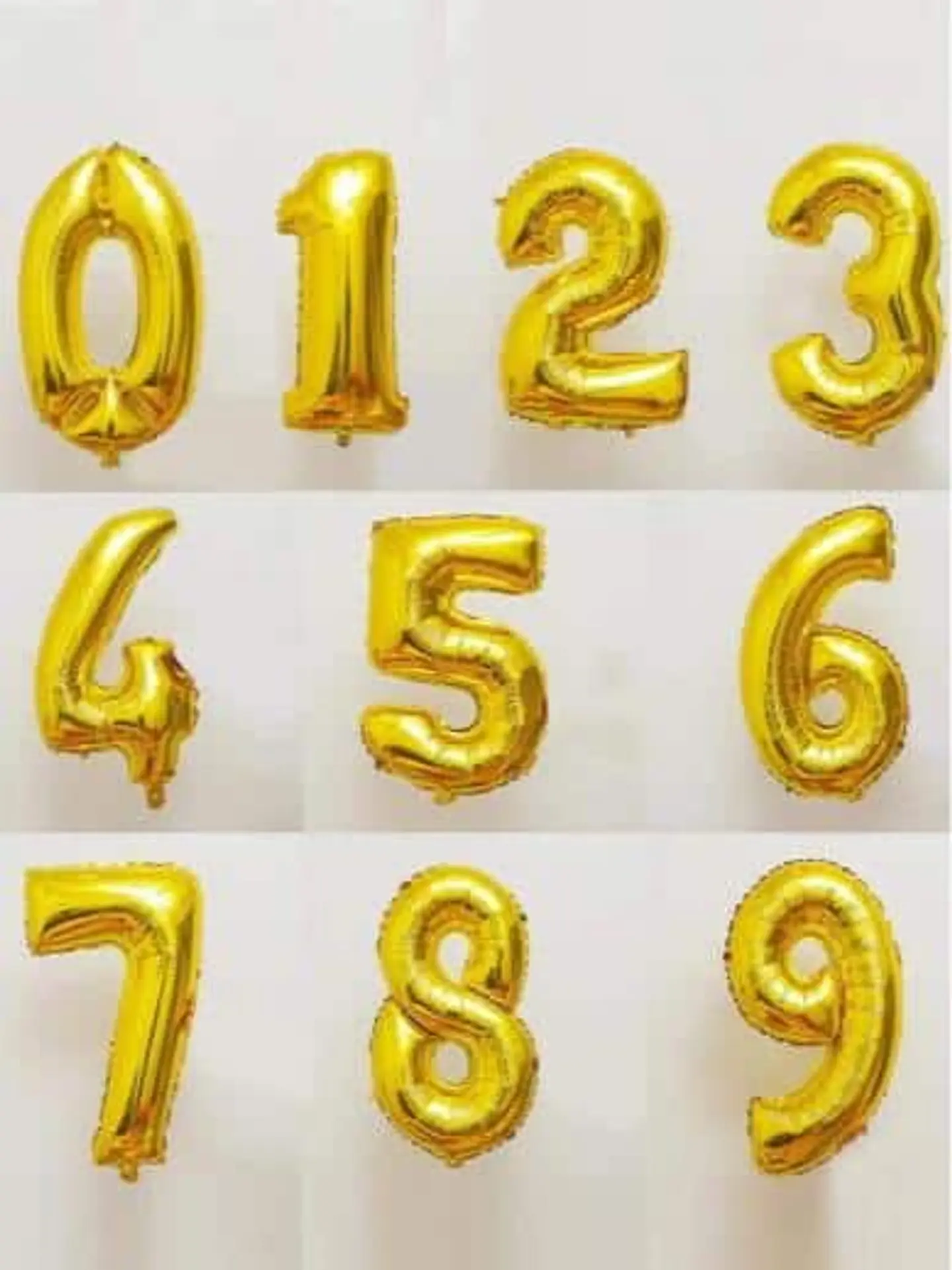 Number Helium Balloon