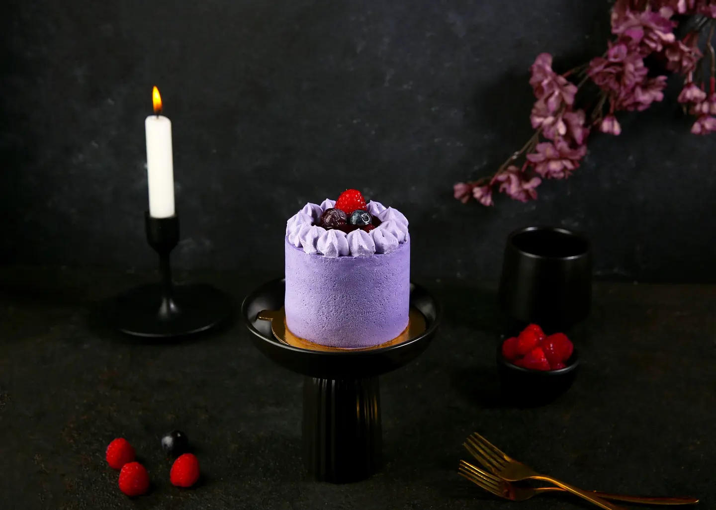 Mixed Berries Cake