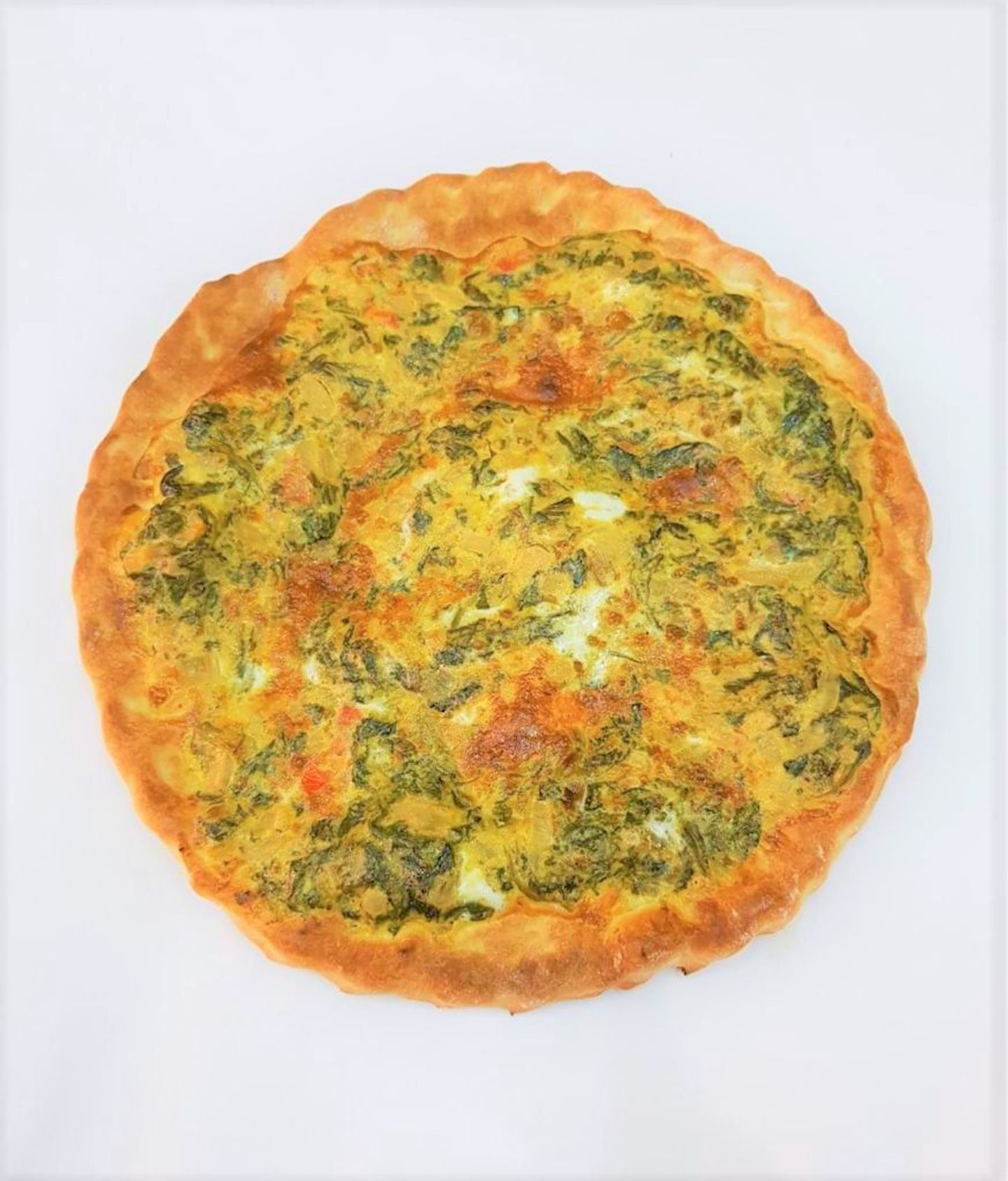 Spinach With Cheese And Egg