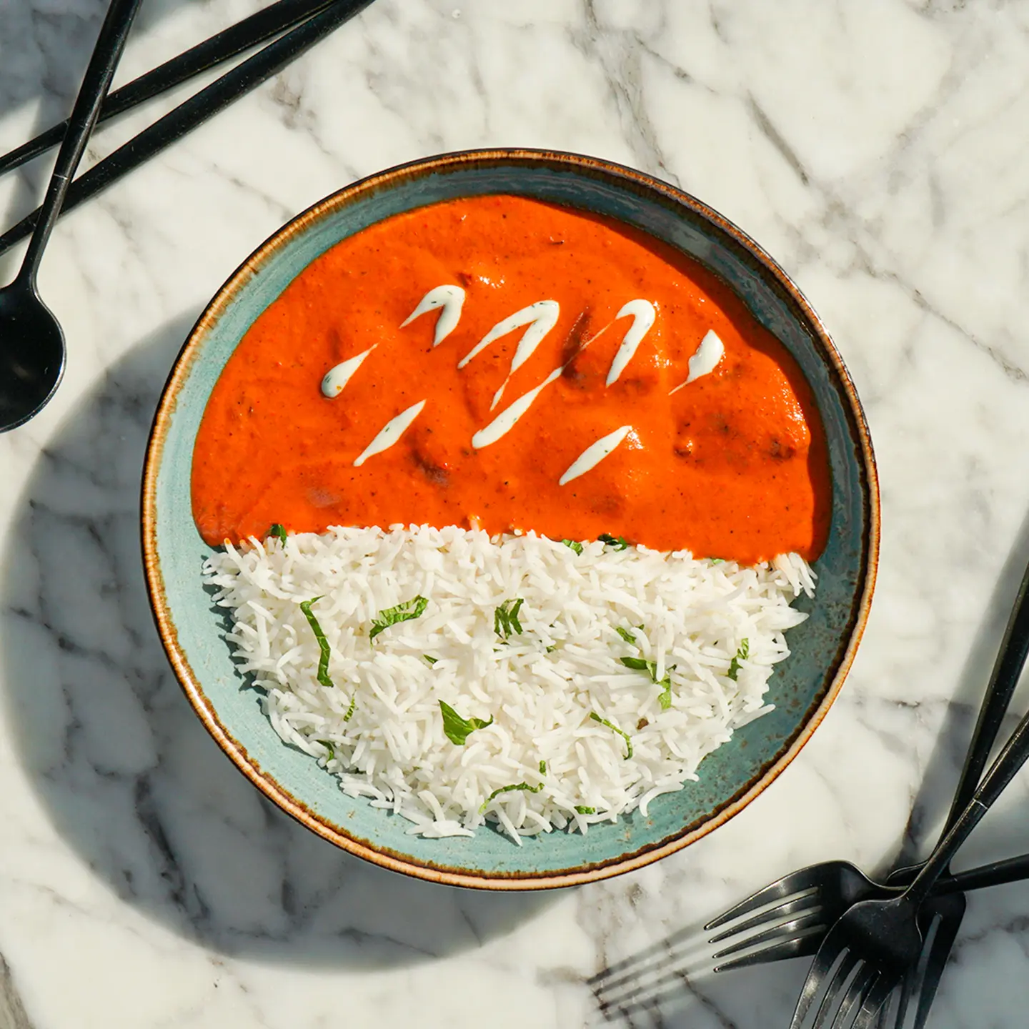 Buttered Chicken Rice