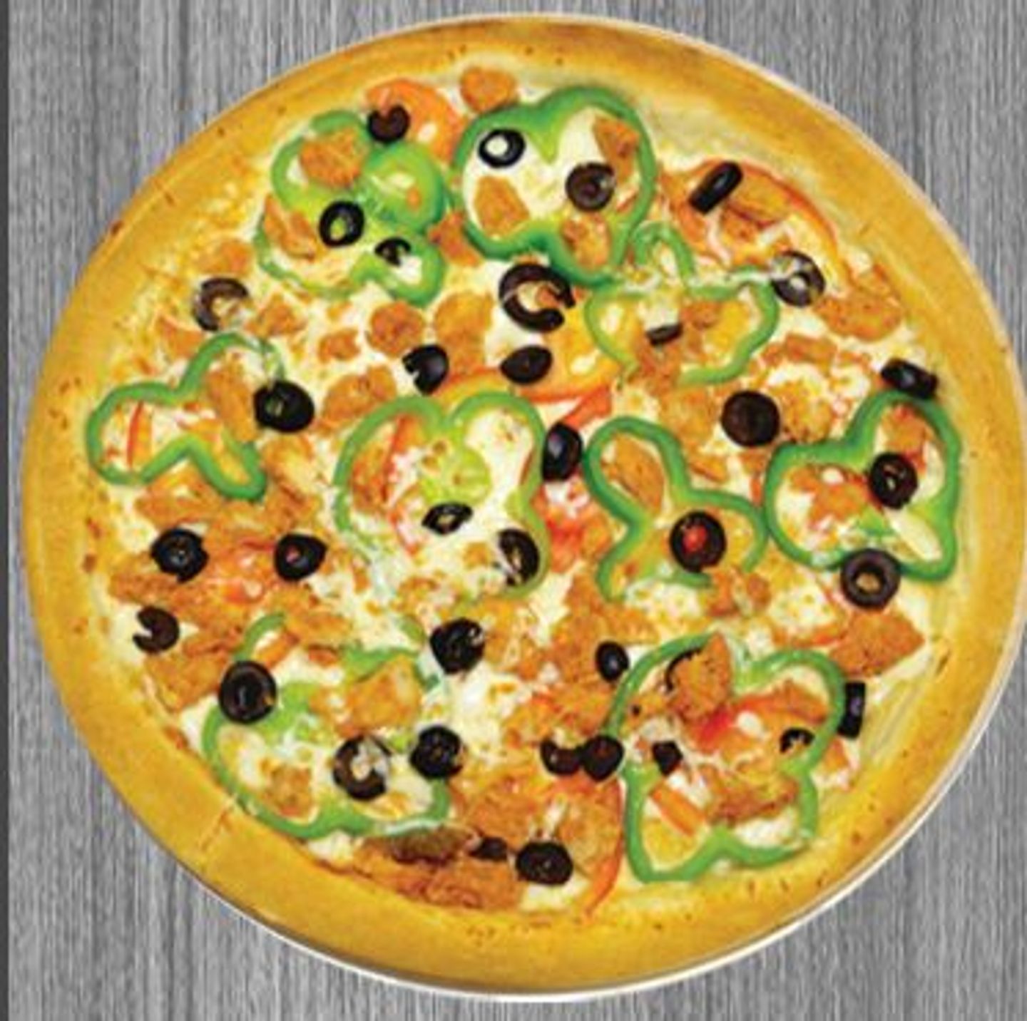 Mixed Chicken Types Pizza