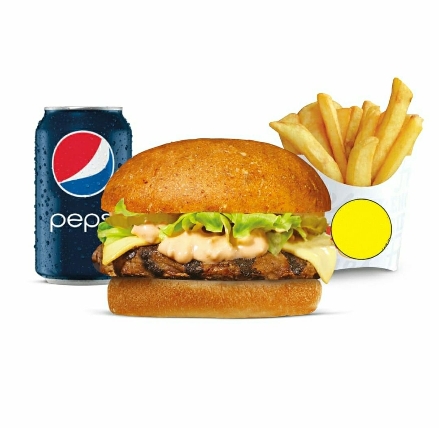 وجبة برجر دجاج