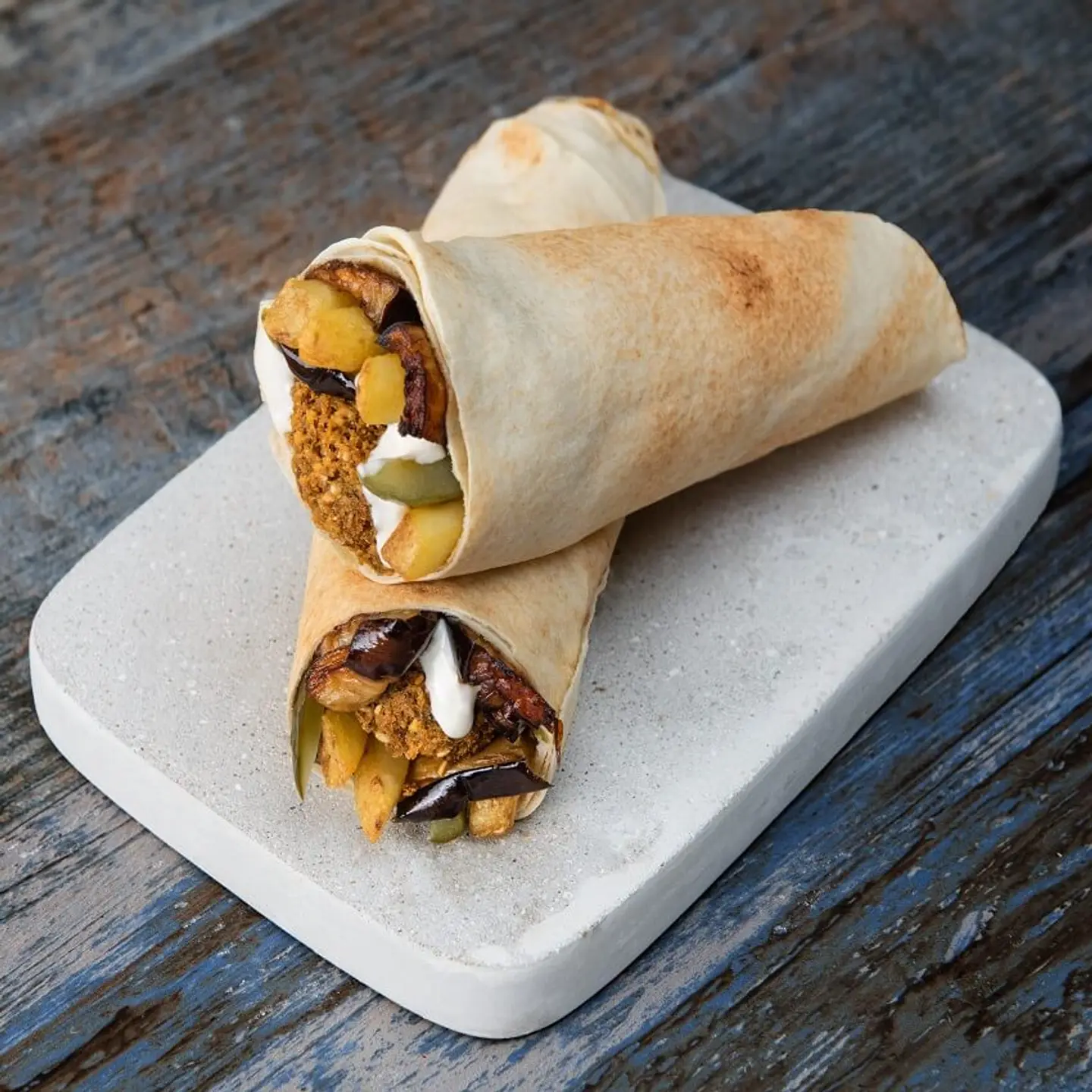 Large Mixed Falafel Sandwish
