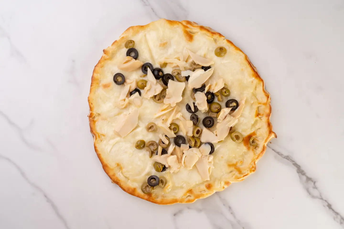 Cheese With Mushrooms And Olives