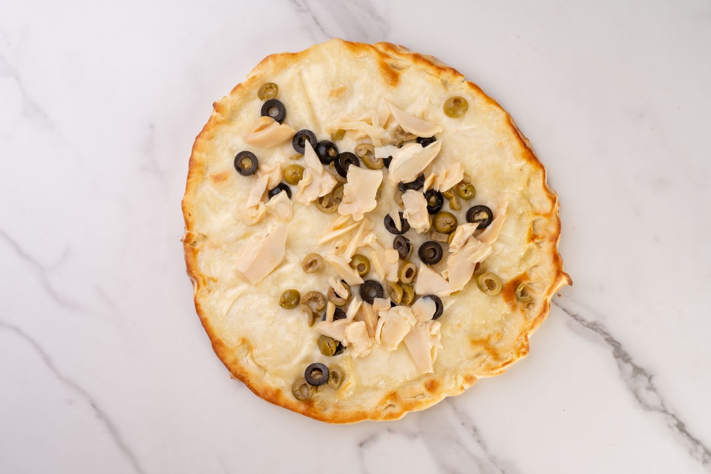 Cheese With Mushrooms And Olives