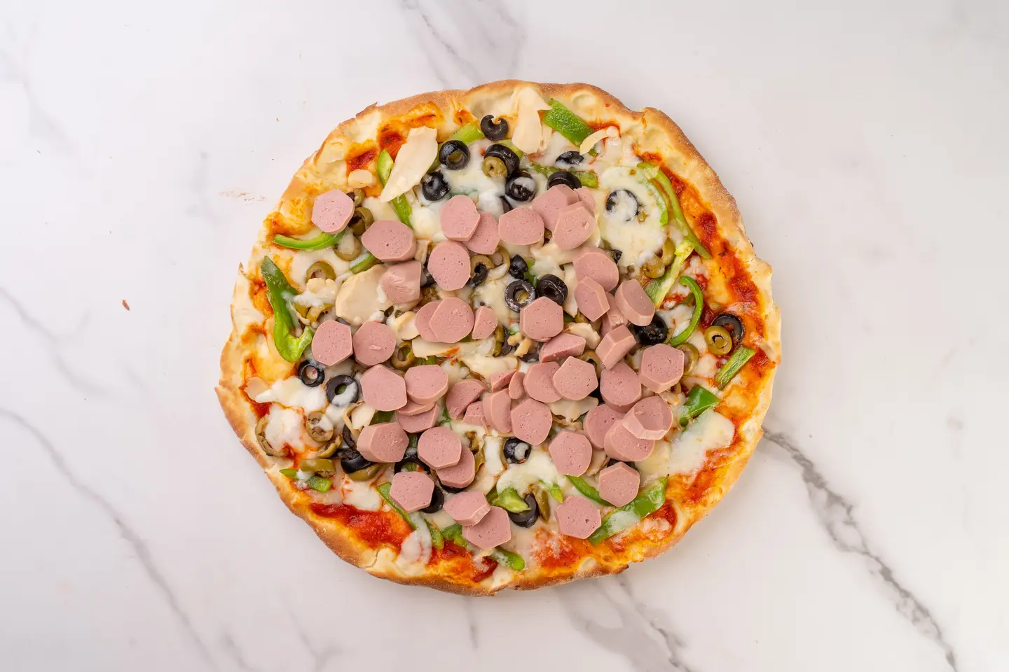 Hot Dog Pizza