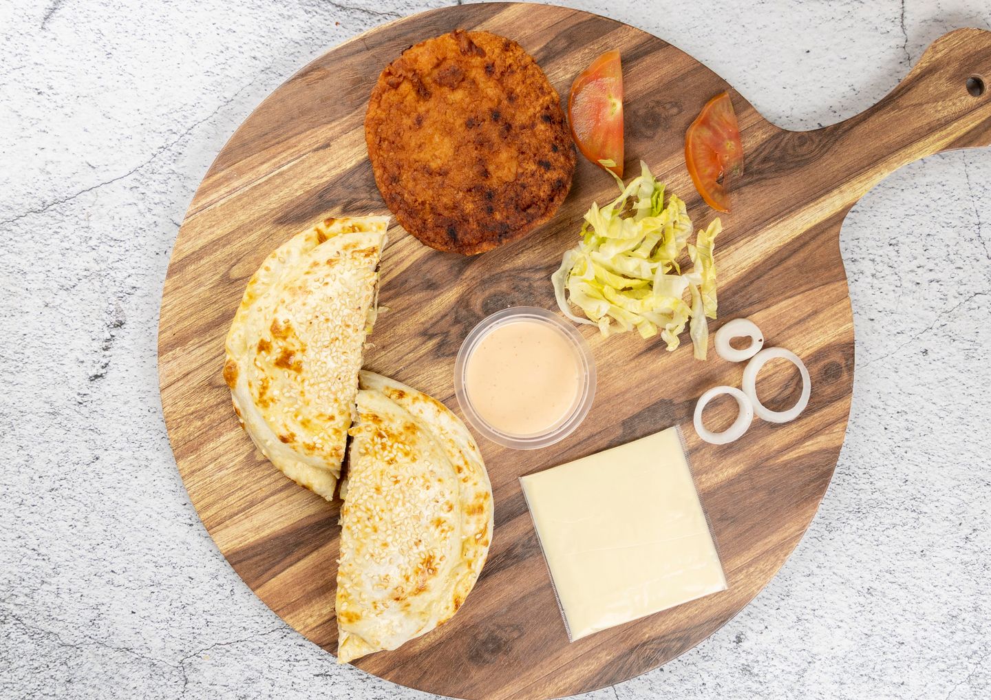 Chicken Burger Pie