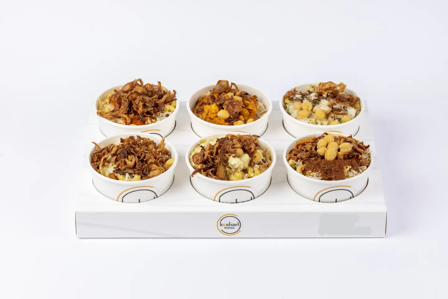 Mixed Family Koshari Box - 6 Pieces Medium Box