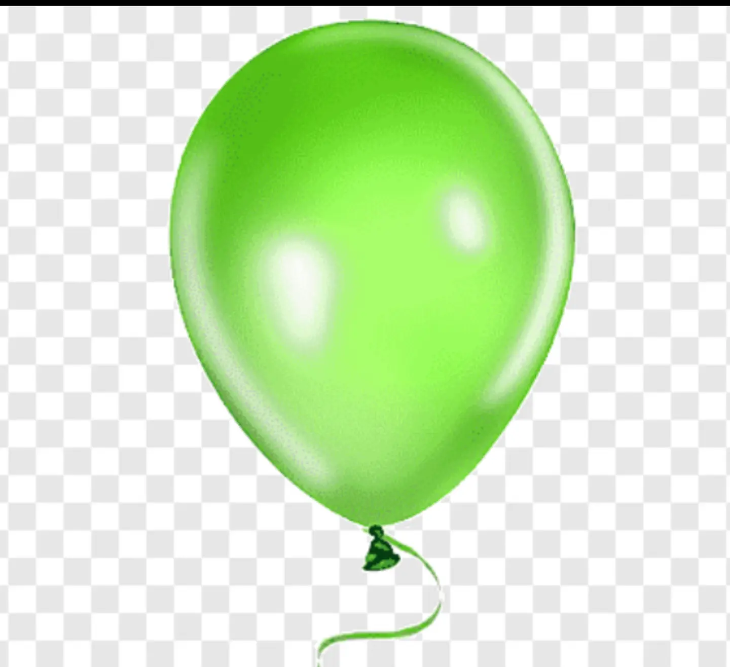 Green Color Balloon